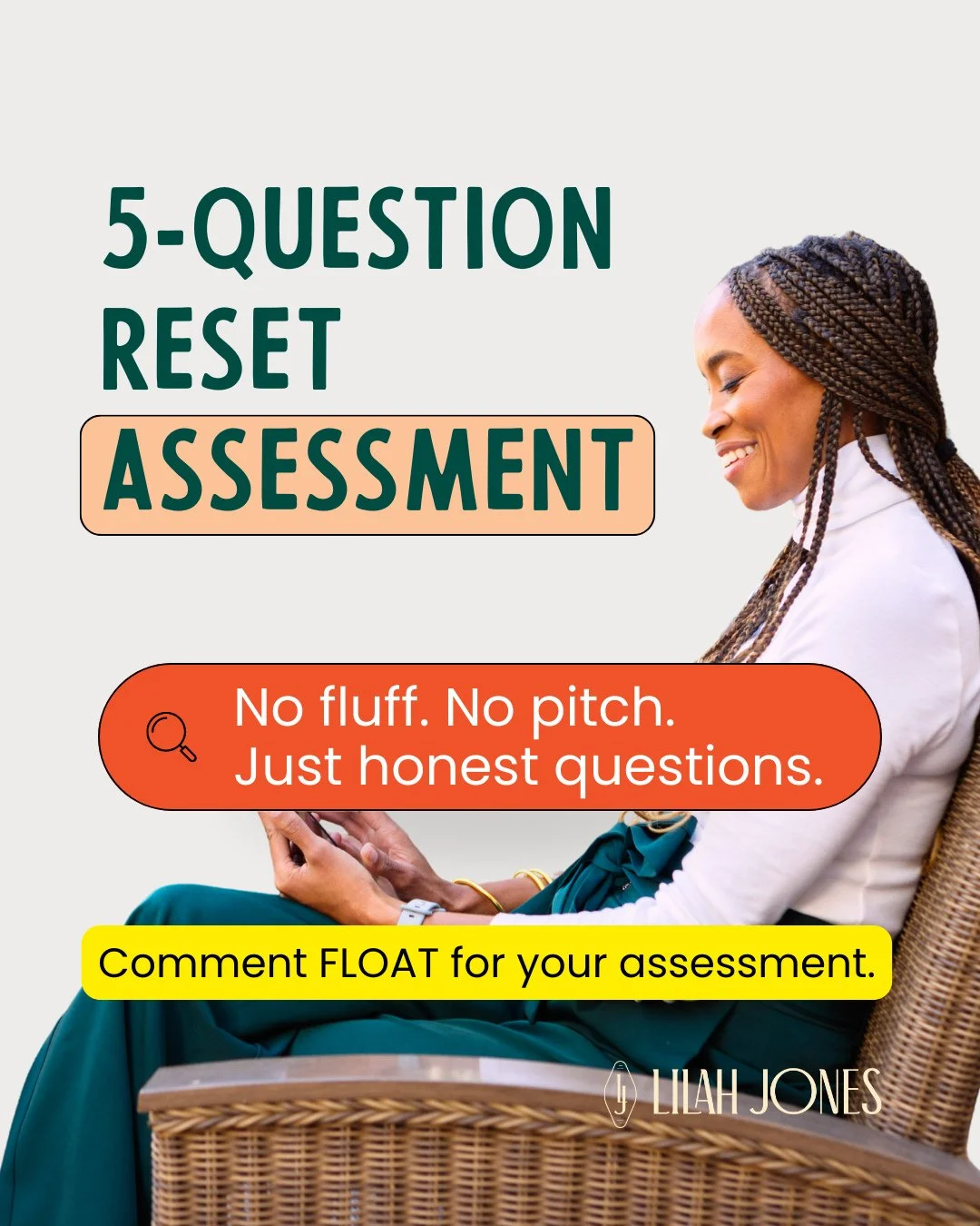 I've been swimming for 20 years.⁠
⁠
Never stopping to see if the current would carry me.⁠
⁠
Comment FLOAT &rarr; I'll DM you a 5-question Reset Assessment.⁠
⁠
No fluff. Honest questions about where you're forcing vs. flowing.⁠
⁠
First 50 get personal