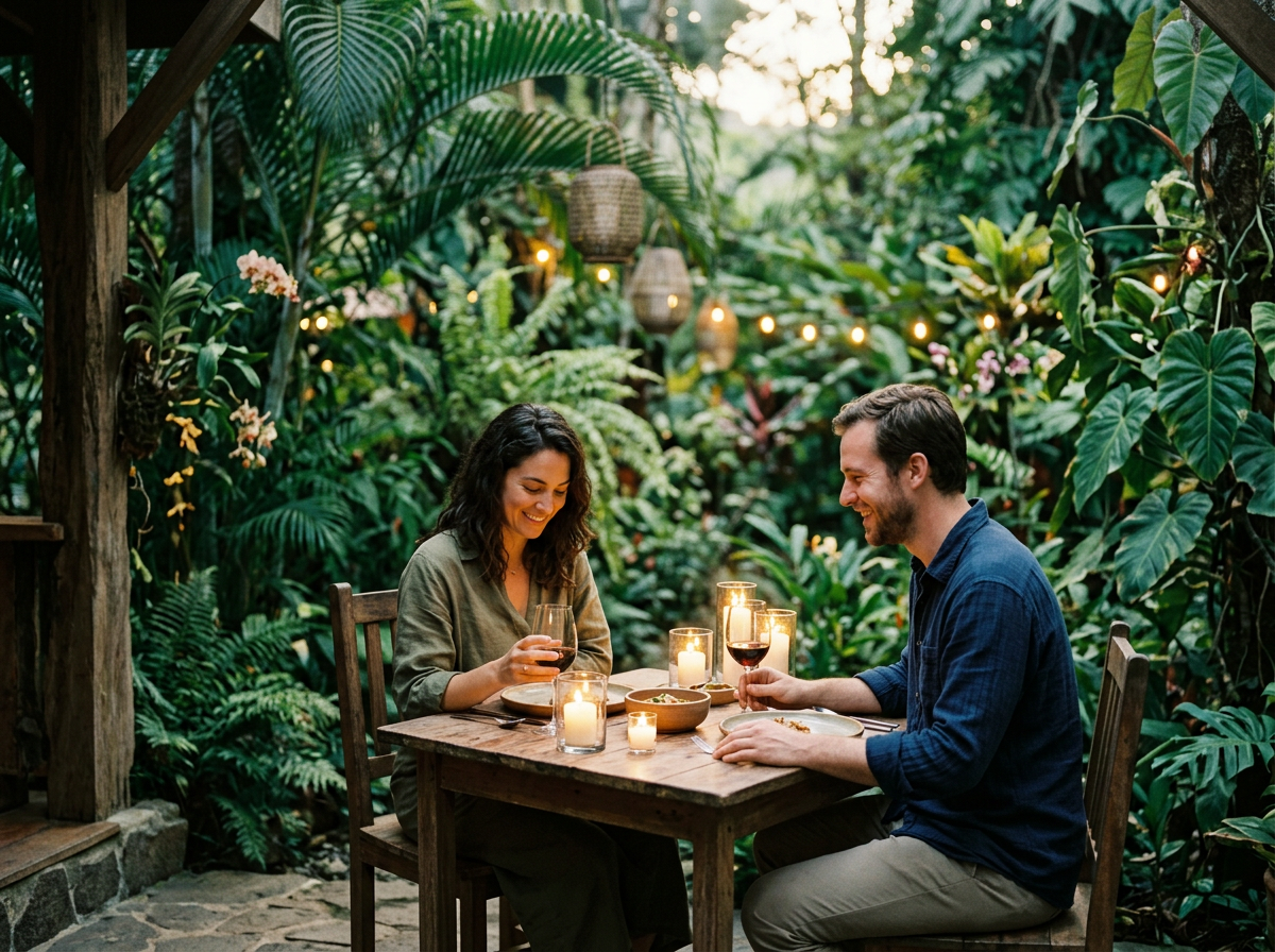 Romantic fine dining experience at Nayara Springs Costa Rica.