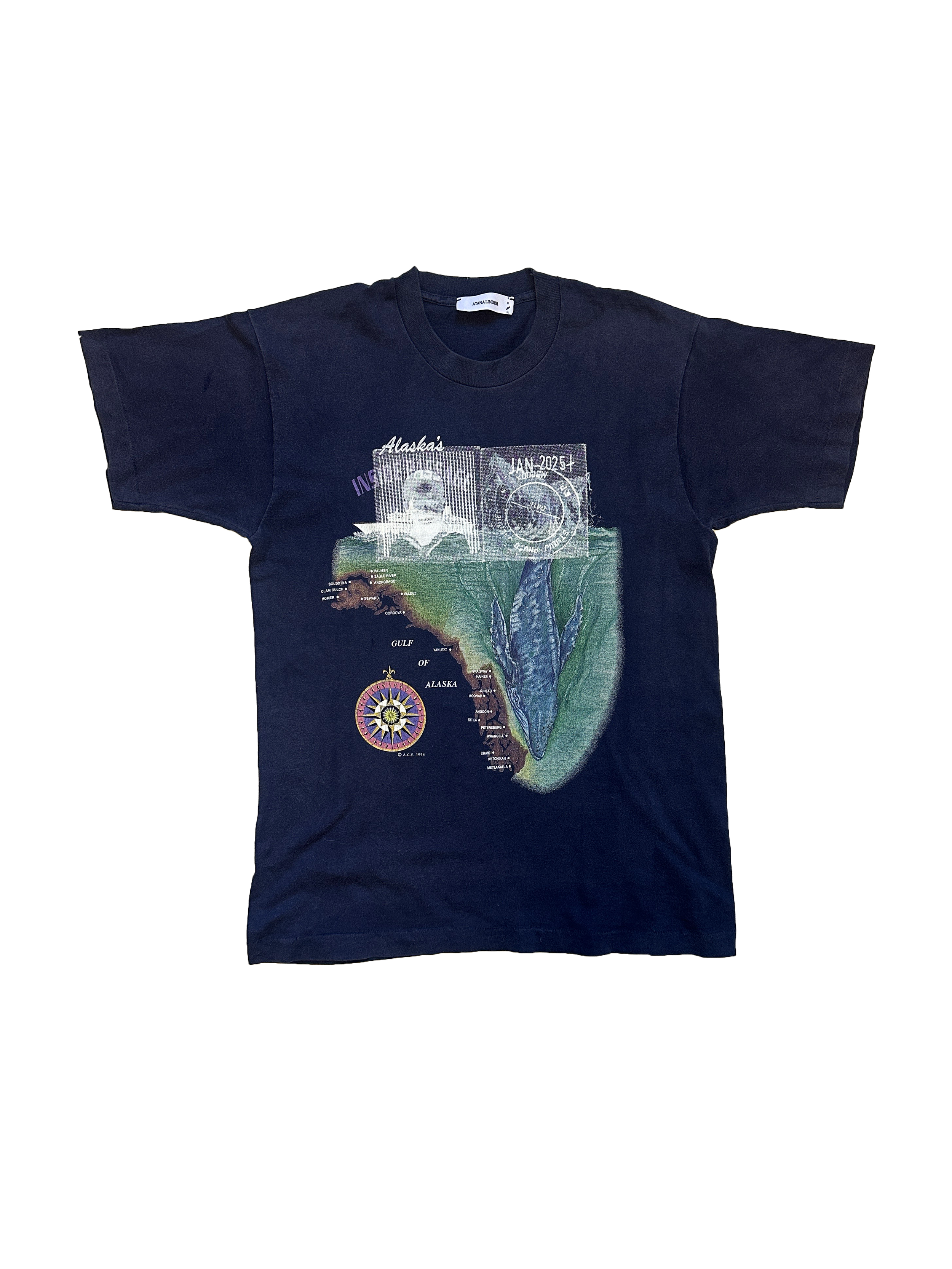 Visa Vintage Tee - Alaska EXTRA- LARGE