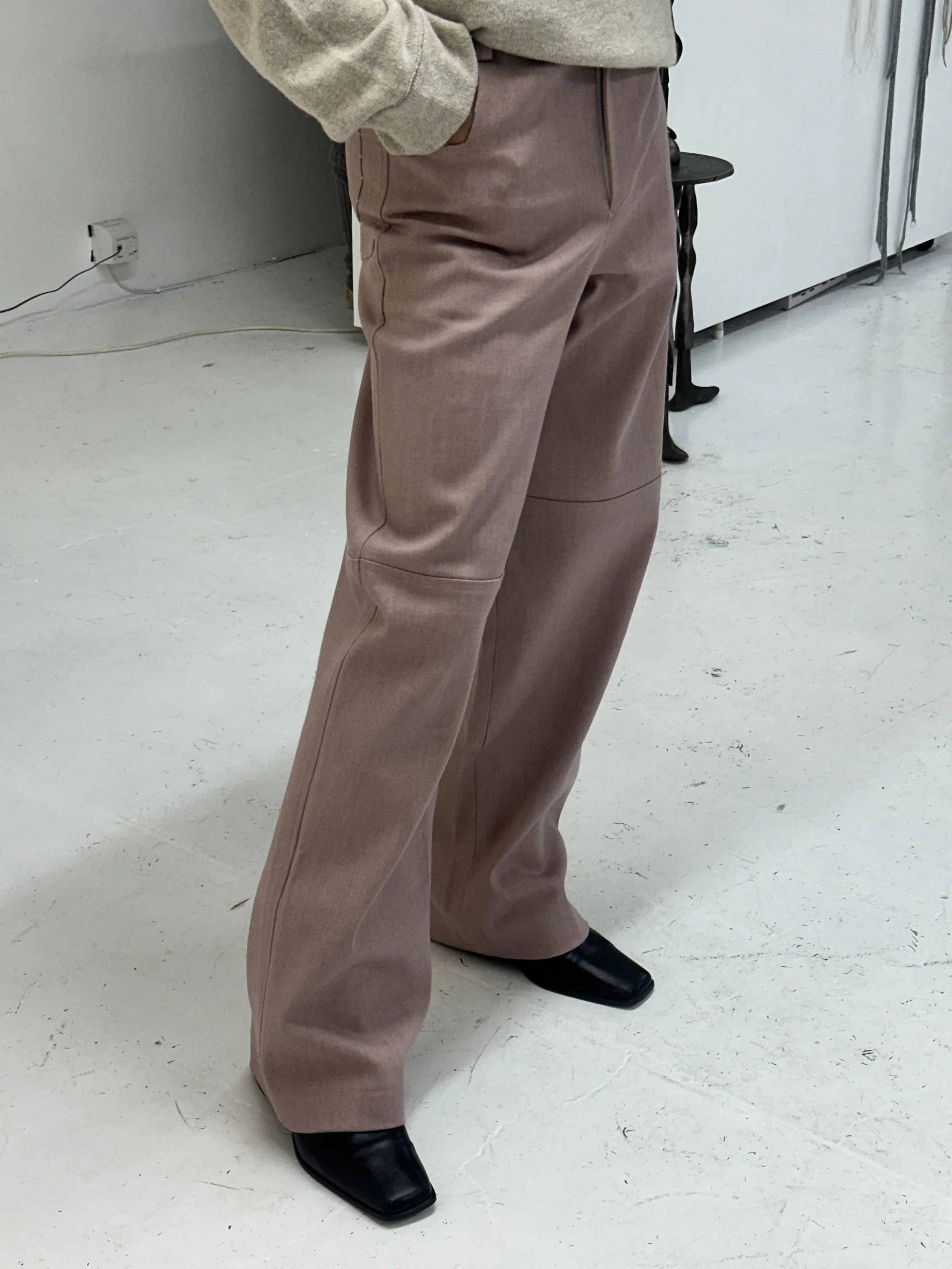 Bar-tacked Jeans (Dusty Rose)