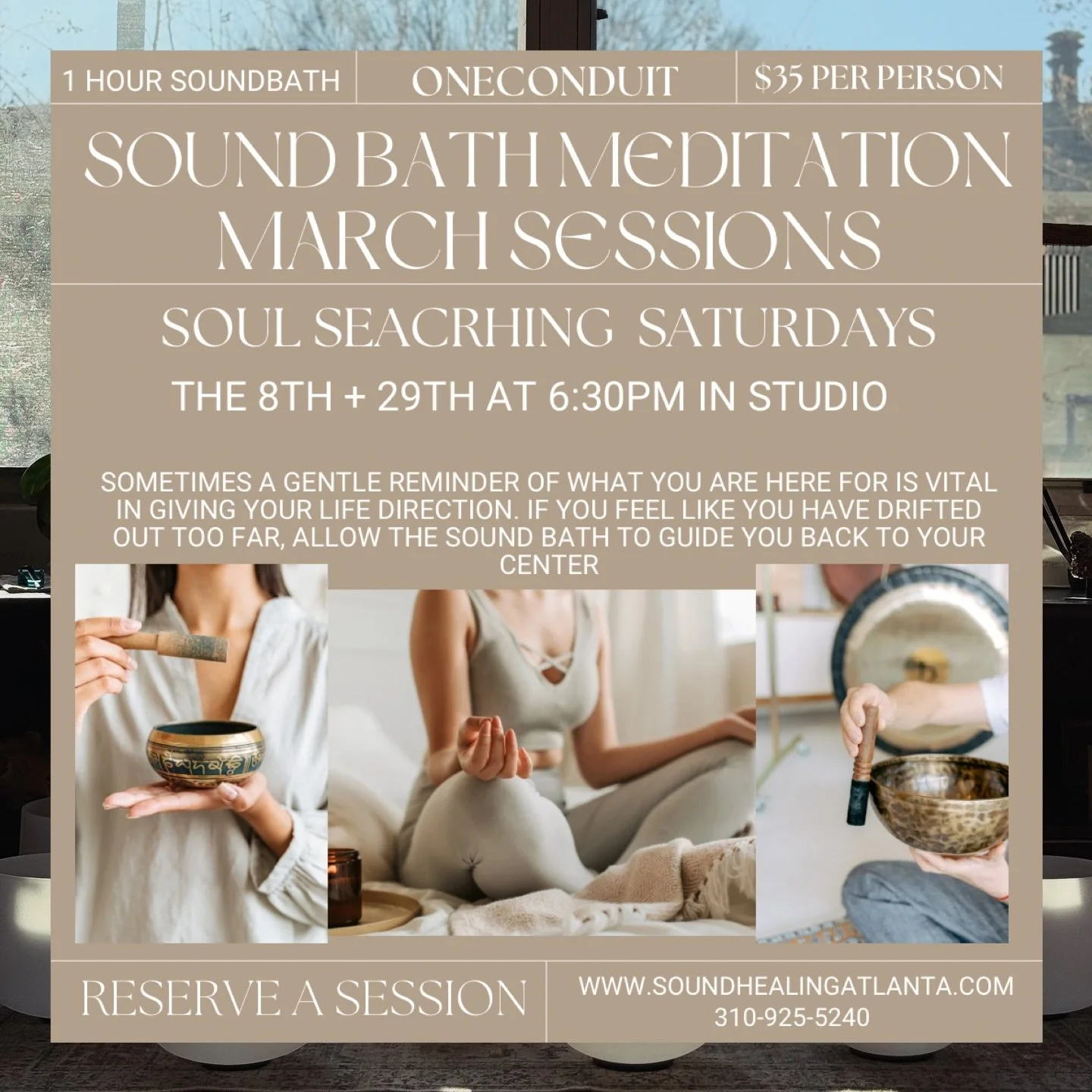 Being that we are in this aquatic time of the year, the Saturday sessions will be focused on returning to the fluidity of water and using the guidance of our inner compass to set our vision and sights forward. 

To book link in Bio 

What does your f