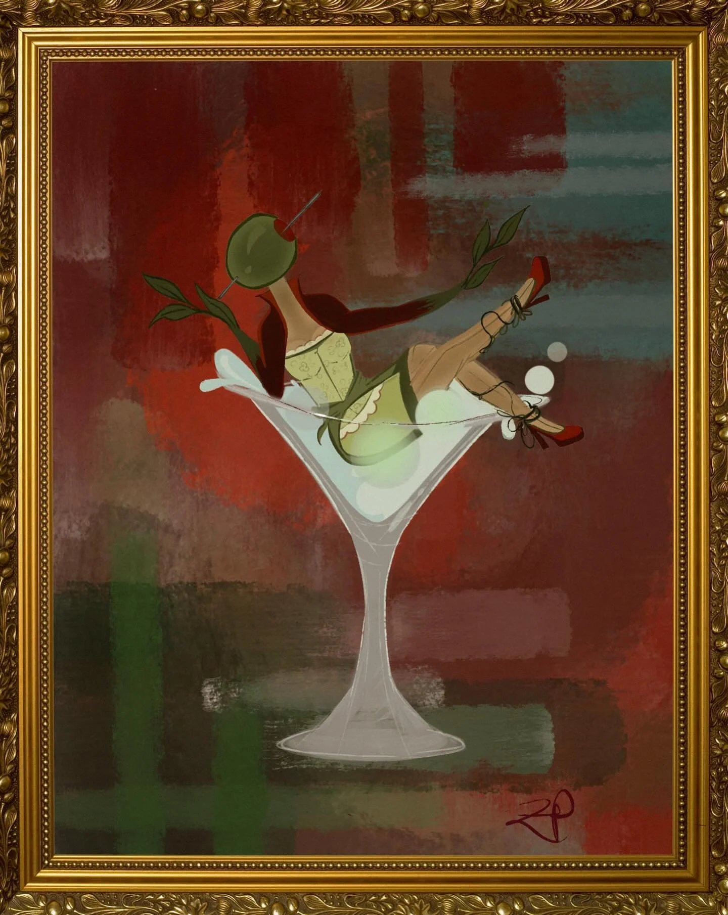 ZOZO PRODUCTION$  PRESENTS// XTENDING THE OLIVE PICK🍸

&bull;
&bull;
&bull;
#art #digitalart #martiniart