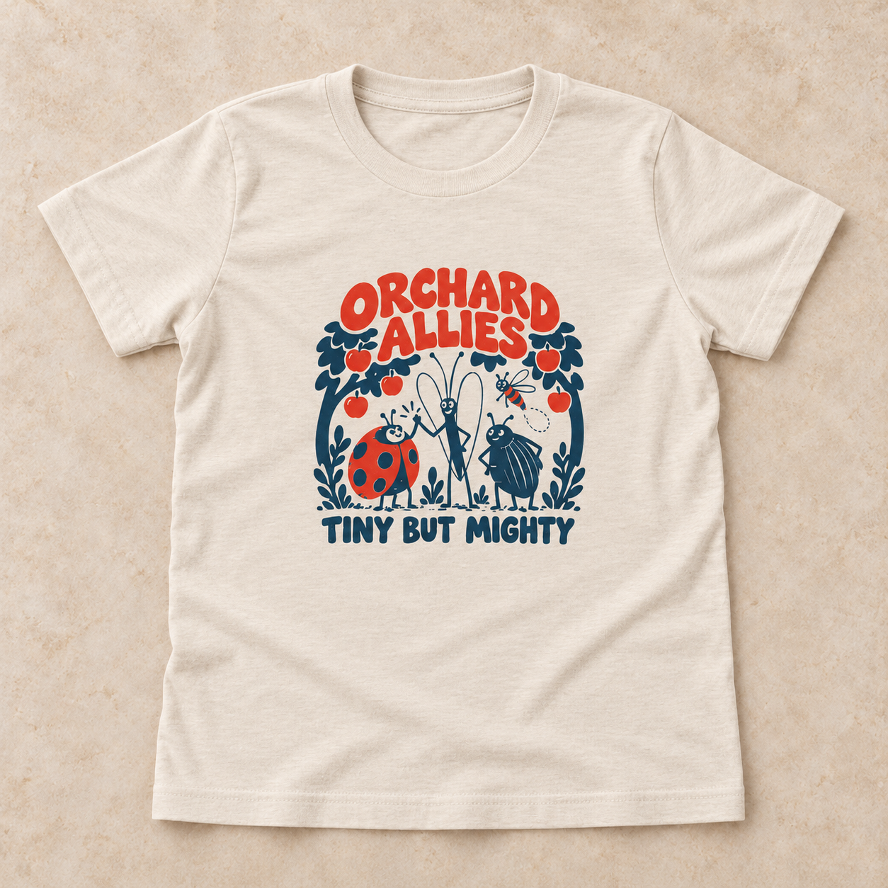 orchard-allies-youth-tee-heather-dust-front-flatlay.png