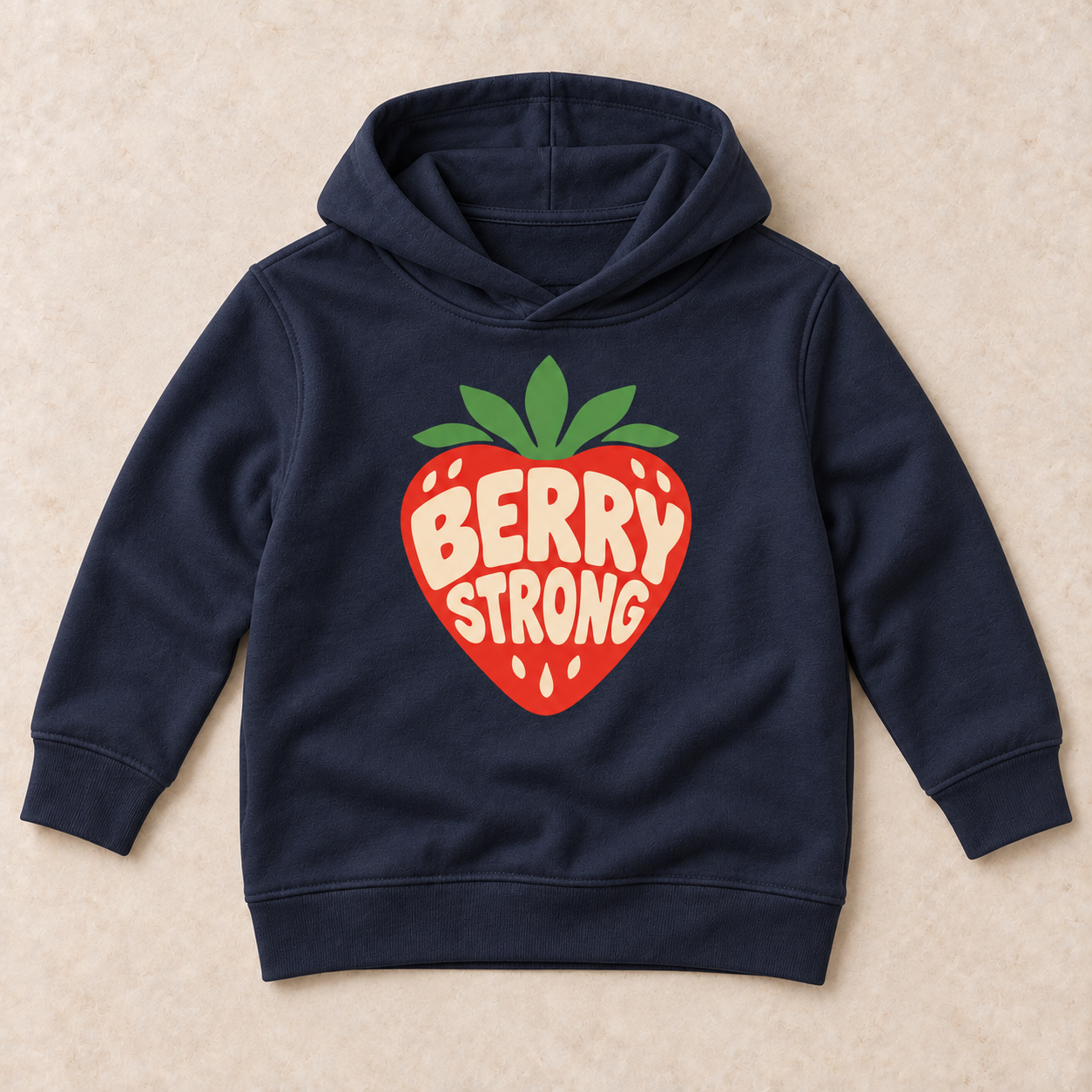 berry-strong-toddler-hoodie-navy-front-flatlay.png