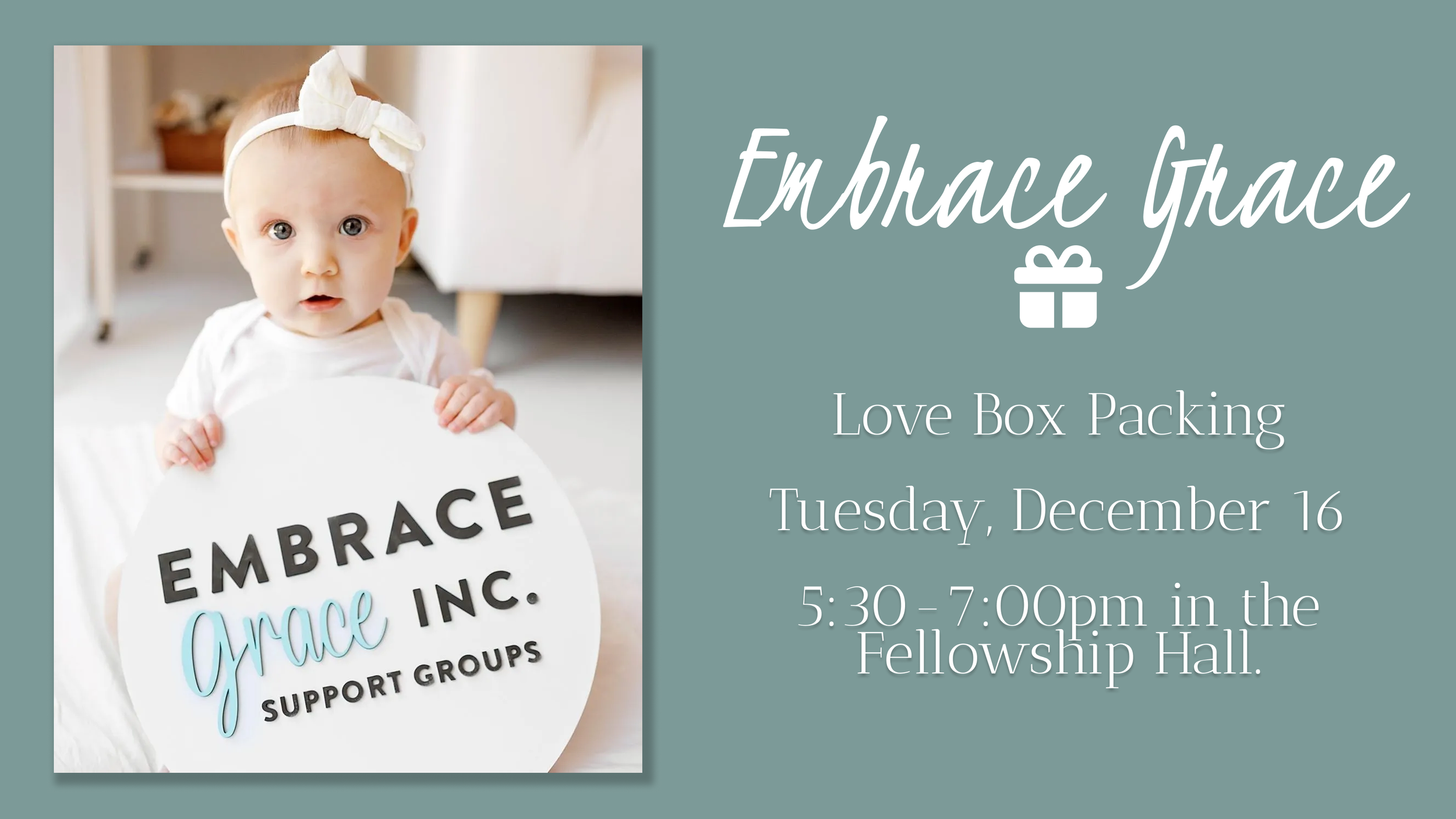 Embrace Grace Box Packing