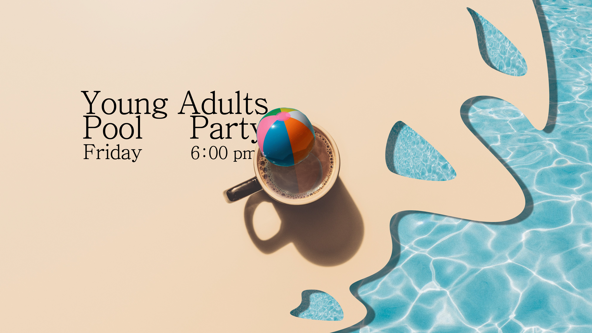 Young Adults Pool Party