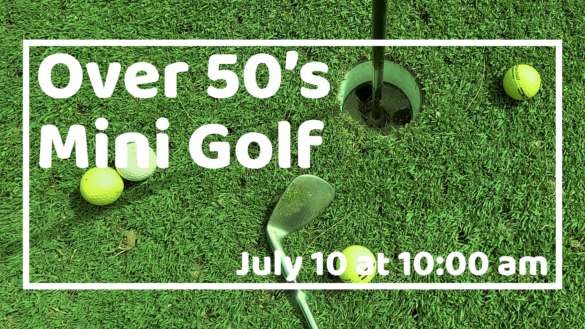 Over 50's Mini Golf
