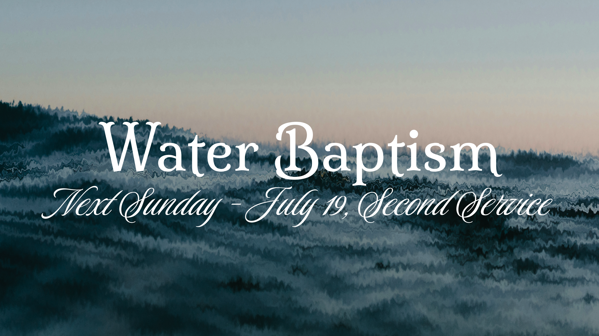 Water Baptism