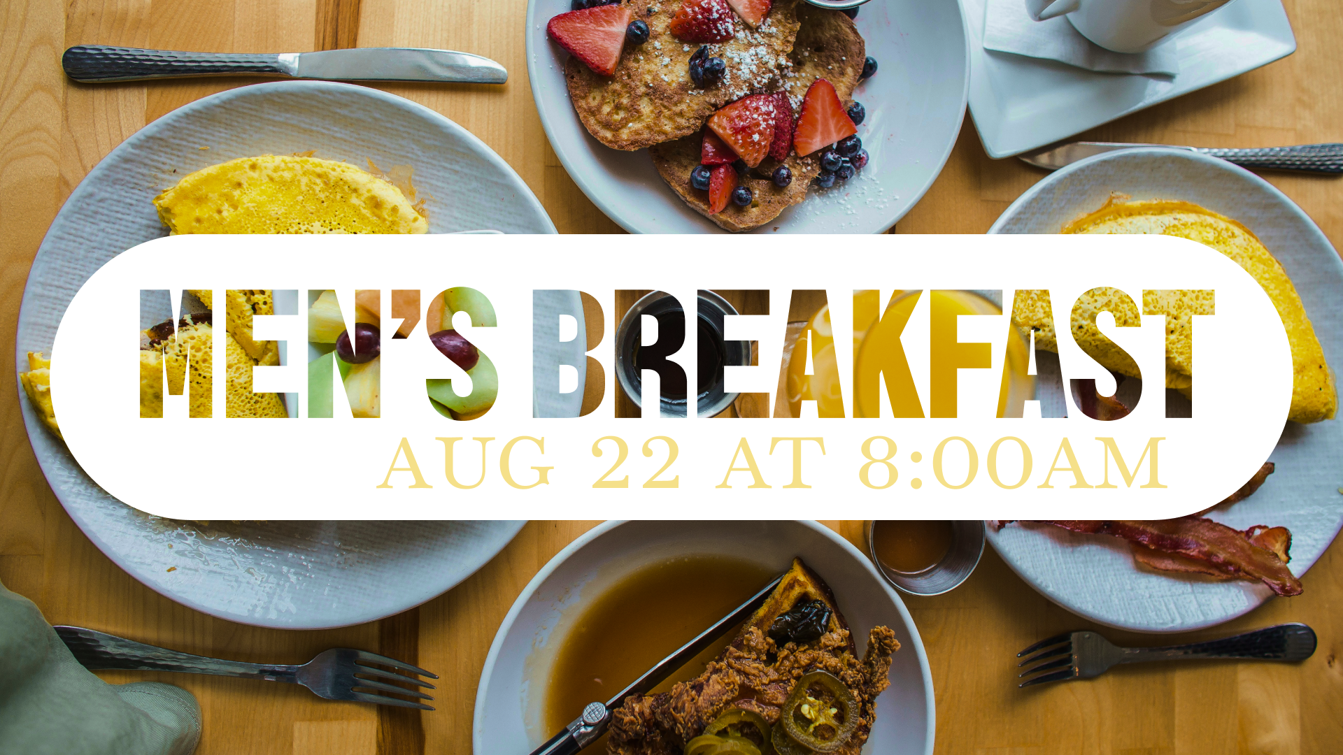 August Men's Breakfast
