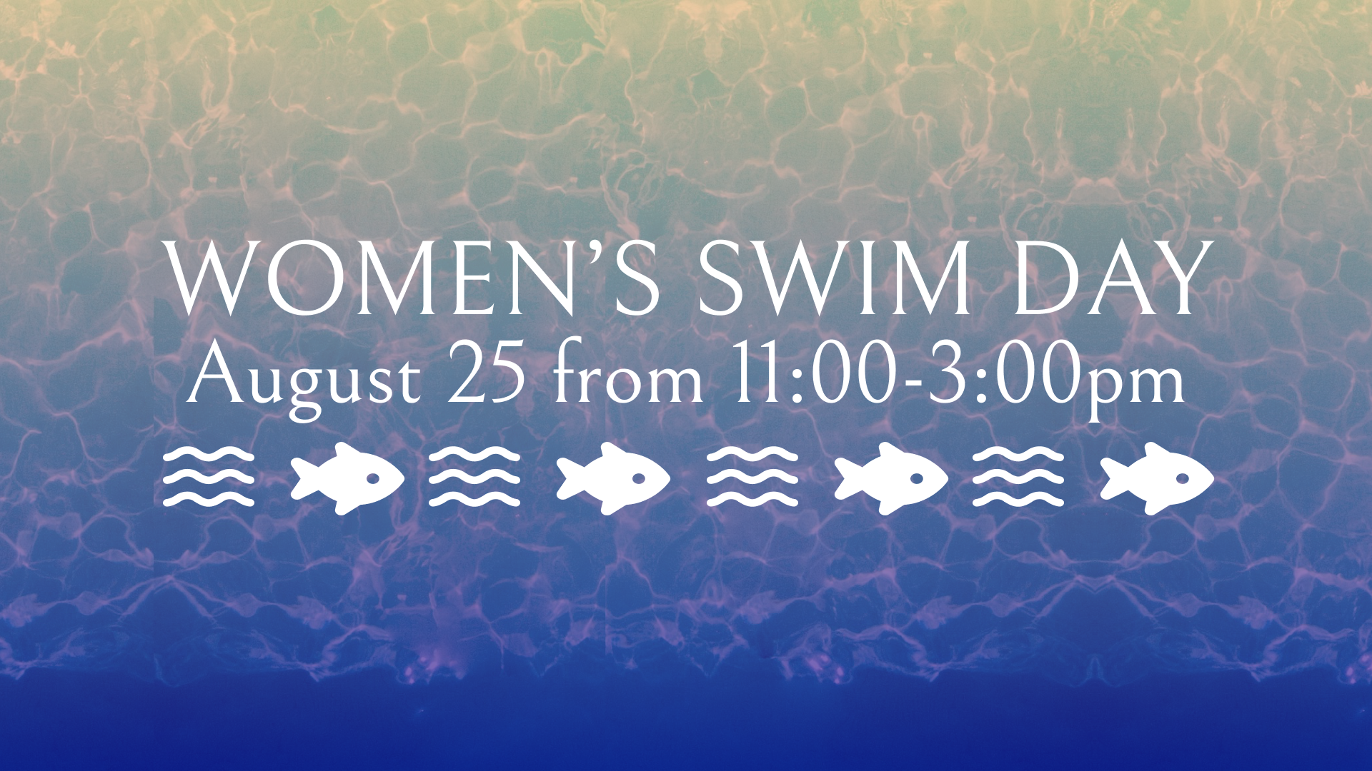 Women's Swim Day