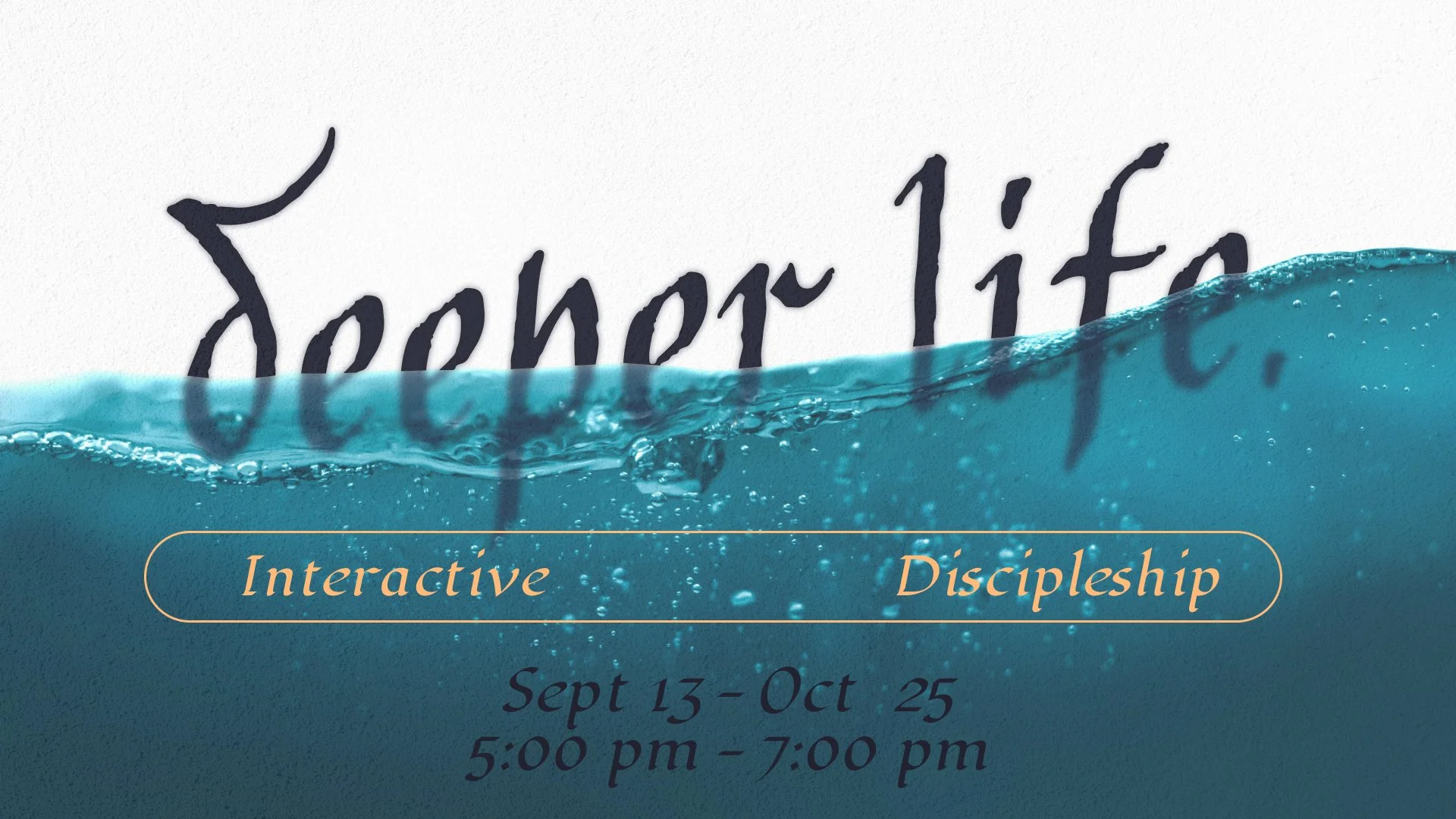 Deeper Life Interactive Discipleship