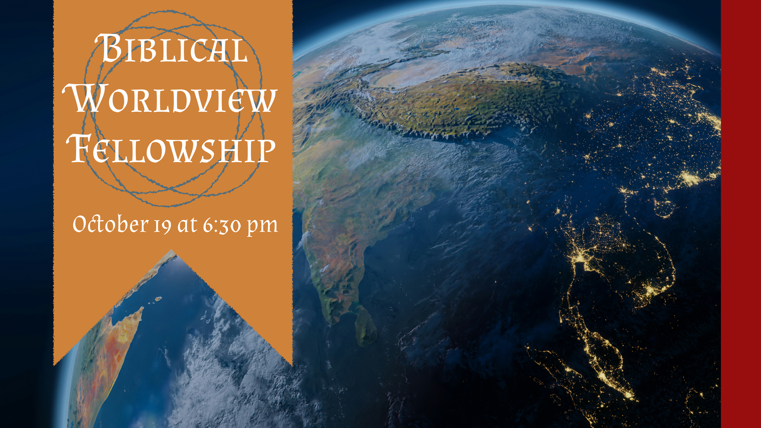 October Biblical Worldview Fellowship 