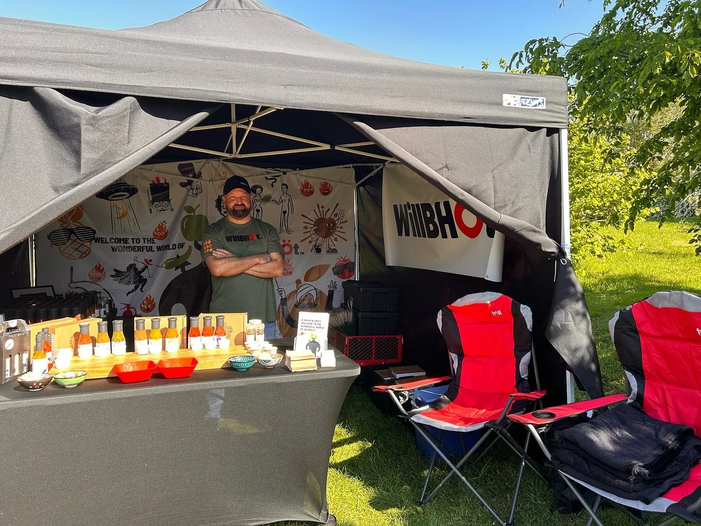 @willbhot.co.uk will be serving up the spice this Saturday! Come and say HEY 🌶️