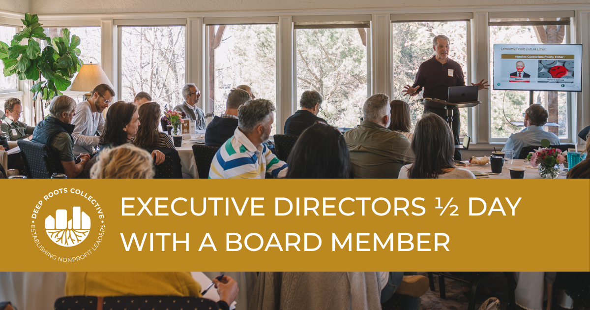 Executive Directors 1/2 Day with a Board Member
