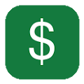Green square icon with a white dollar sign in the center.