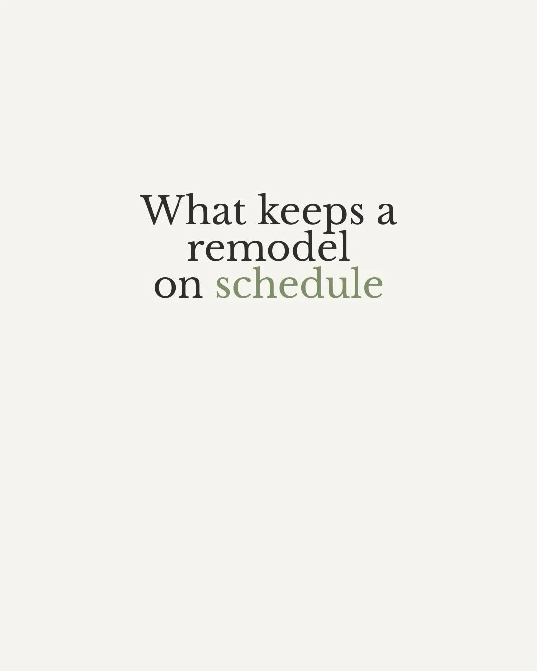 Finishing on time doesn&rsquo;t happen by accident.

Clear planning, realistic timelines, and coordination all play a role in keeping projects moving smoothly.

#vkinteriors #girlcontractor