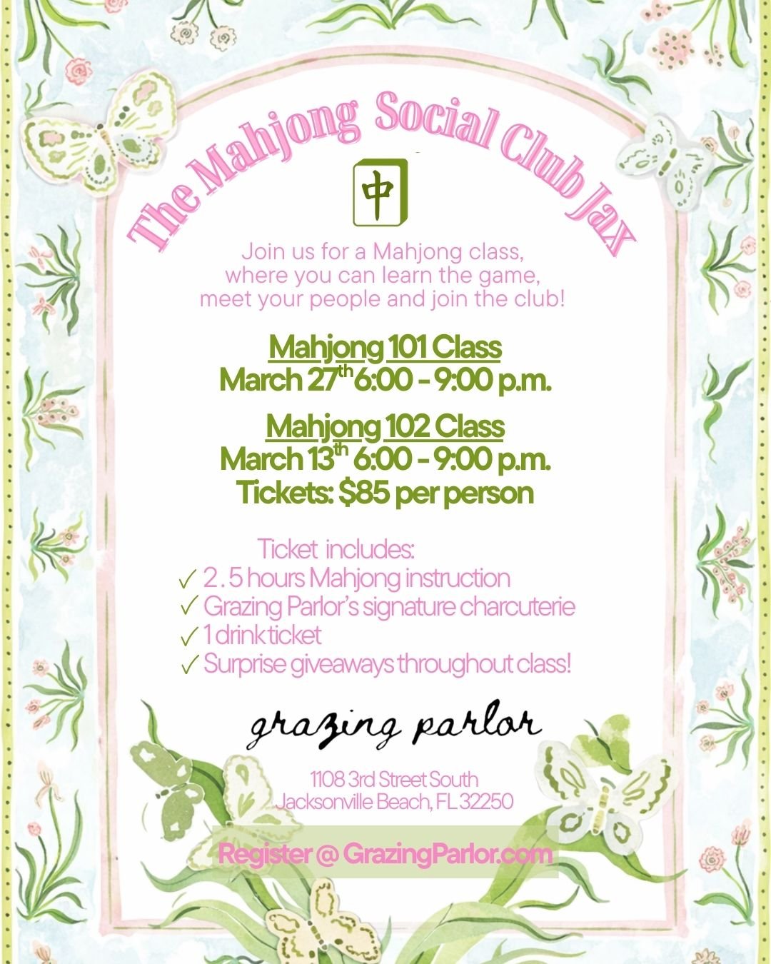 Mahjong 101 By Mahjong Social Club Jax