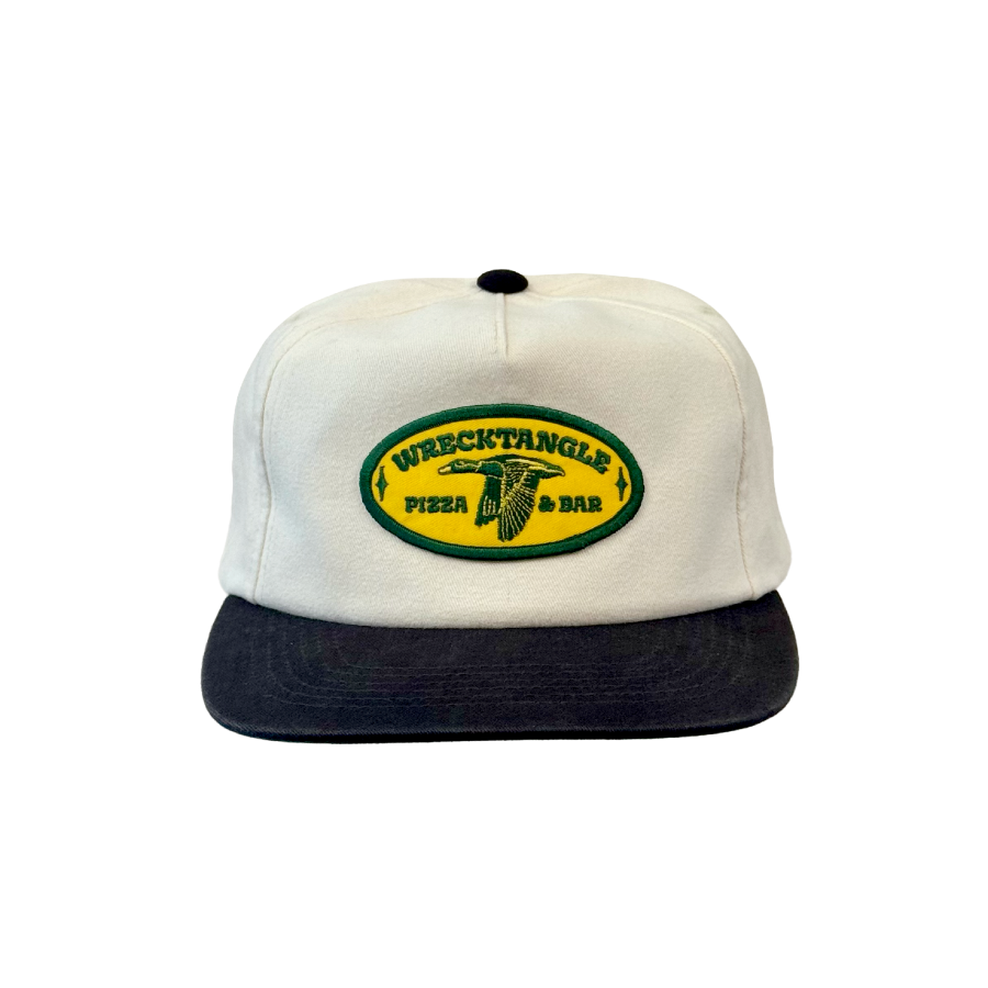 EMBROIDERED PATCH - A500GB - CREAM / VINTAGE BLACK