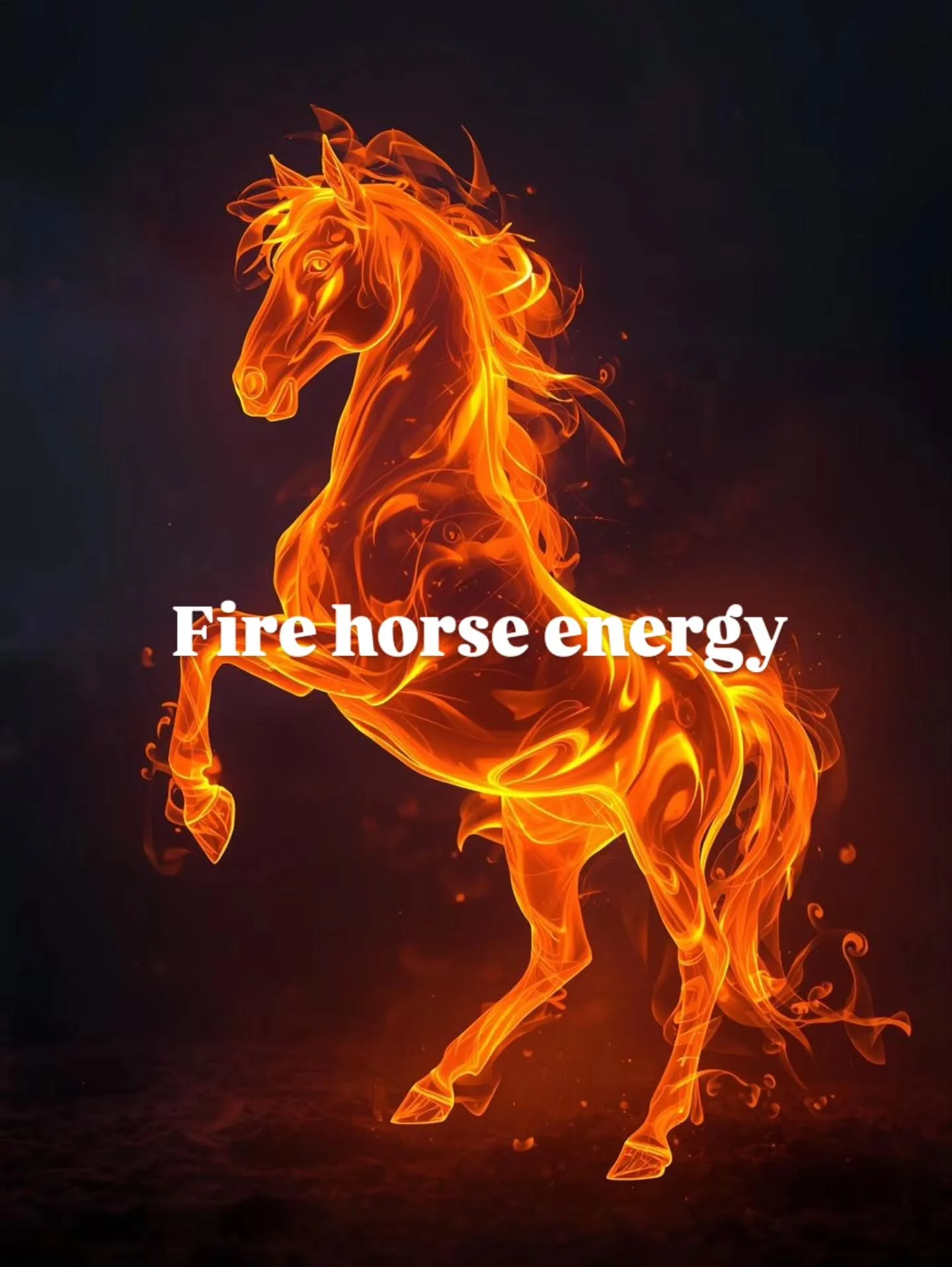 The Fire Horse is known for movement, courage, and intensity.

Not reckless fire &mdash;
but the kind that pushes you forward when comfort would keep you still.

This isn&rsquo;t about rushing.
It&rsquo;s about momentum.

What in your life needs cour