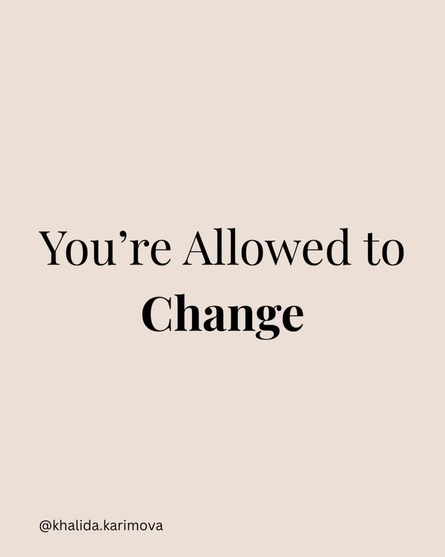 Sometimes the things that once made sense&hellip; stop fitting.

The goals.
The habits.
The pace you used to keep.

And that can feel confusing at first.

But often it&rsquo;s simply a sign that you&rsquo;re changing.

Growth doesn&rsquo;t always loo