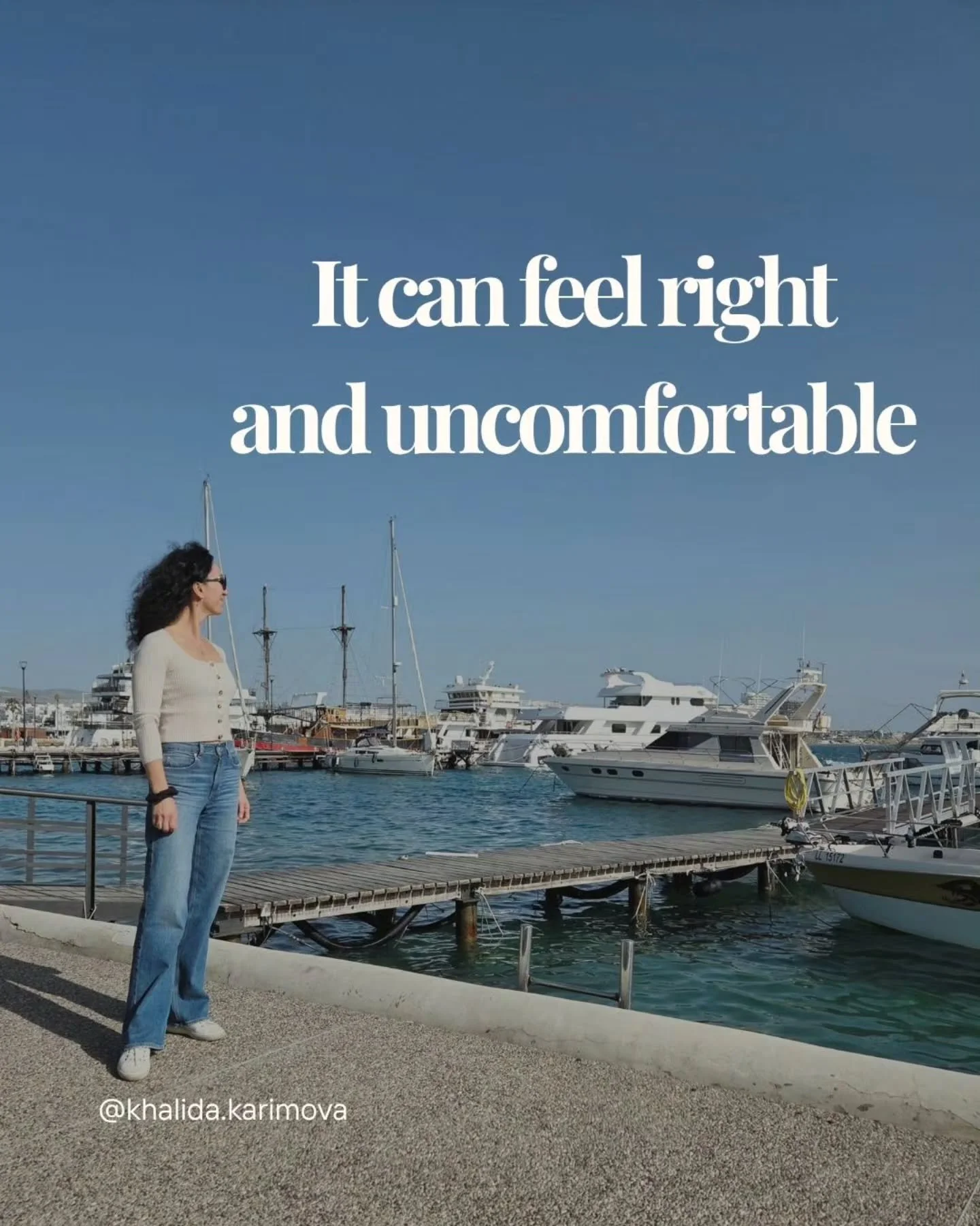 At the same time.

And that&rsquo;s usually the moment you start questioning it.

Second-guessing.
Pulling back.
Telling yourself it must not be right.

But growth rarely feels comfortable.

And the things that matter
don&rsquo;t always feel easy.

N
