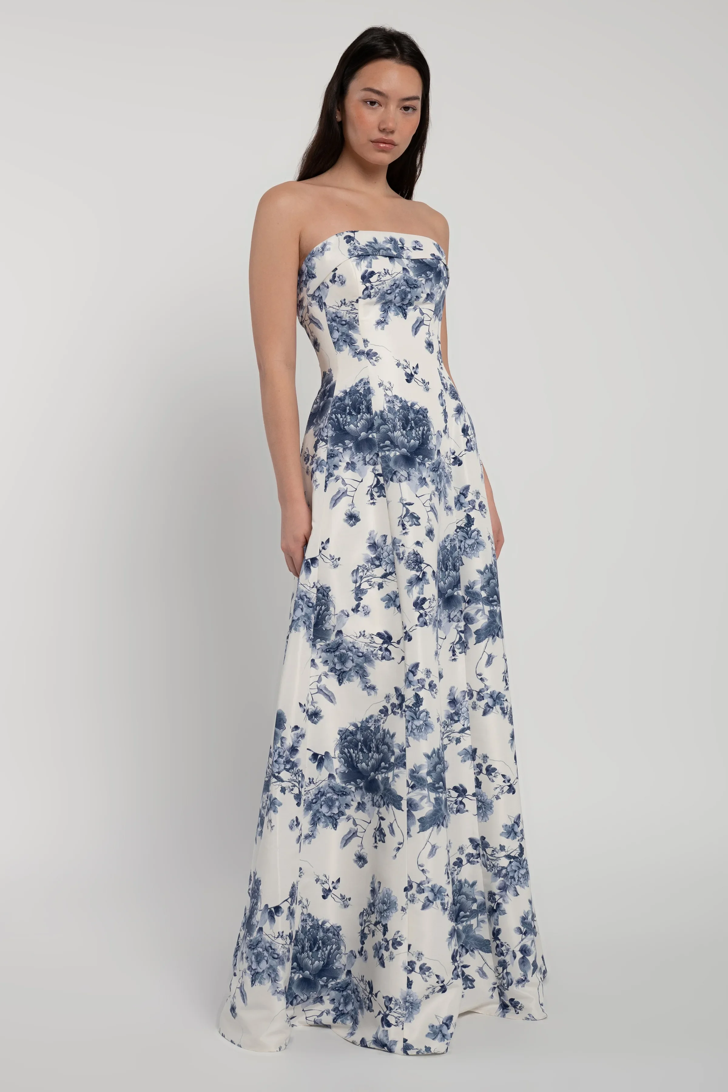 Chiara in Peony Garden Blue Multi