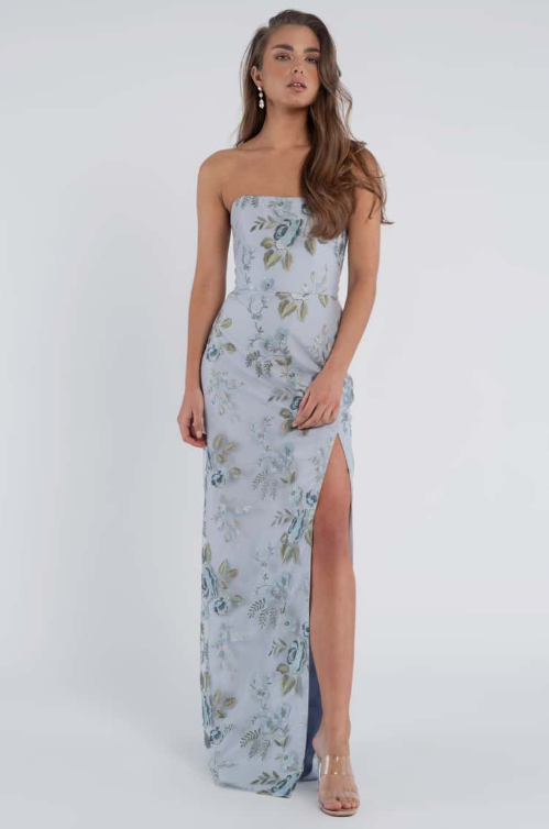 Mercy - Enchanted Floral in Whisper Blue