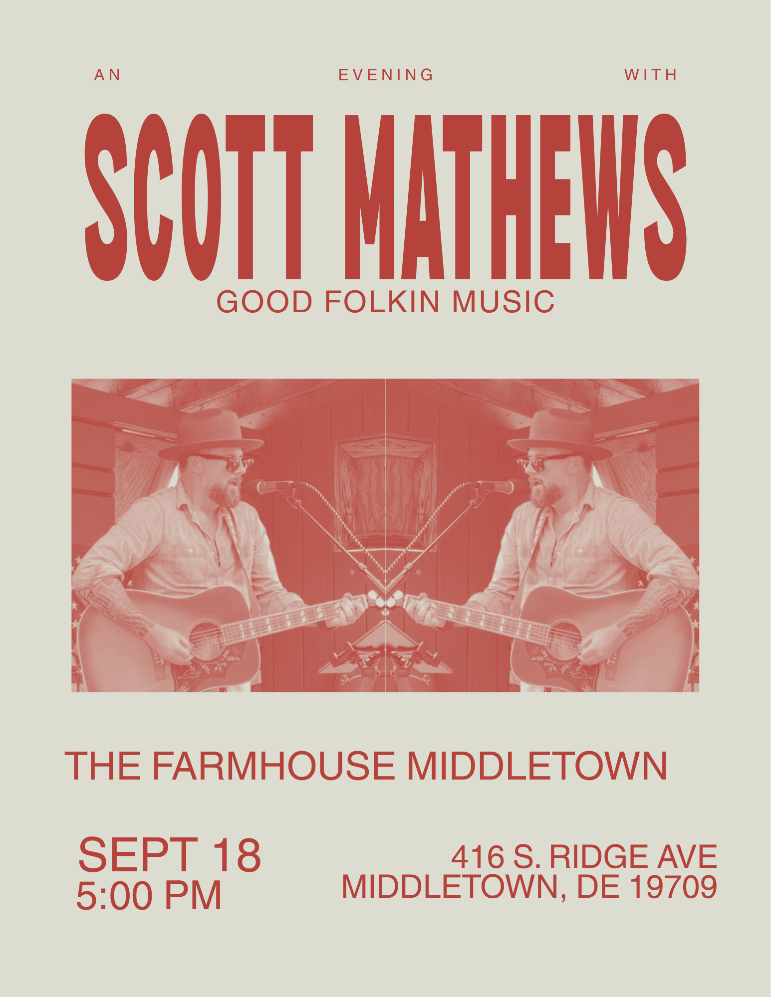 Scott Mathews @ The Farmhouse Middletown DE