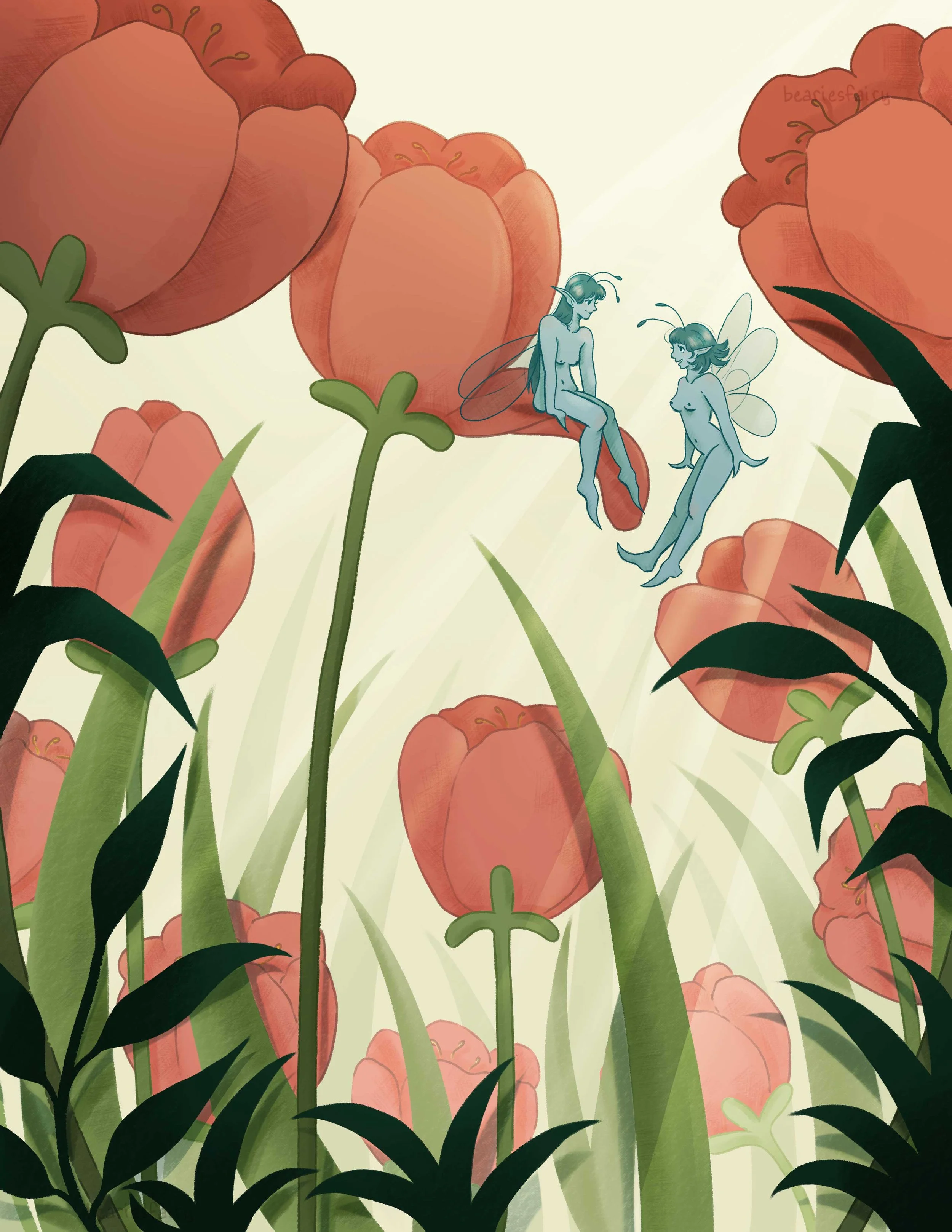 Blue Pixies | Lydia Traverso