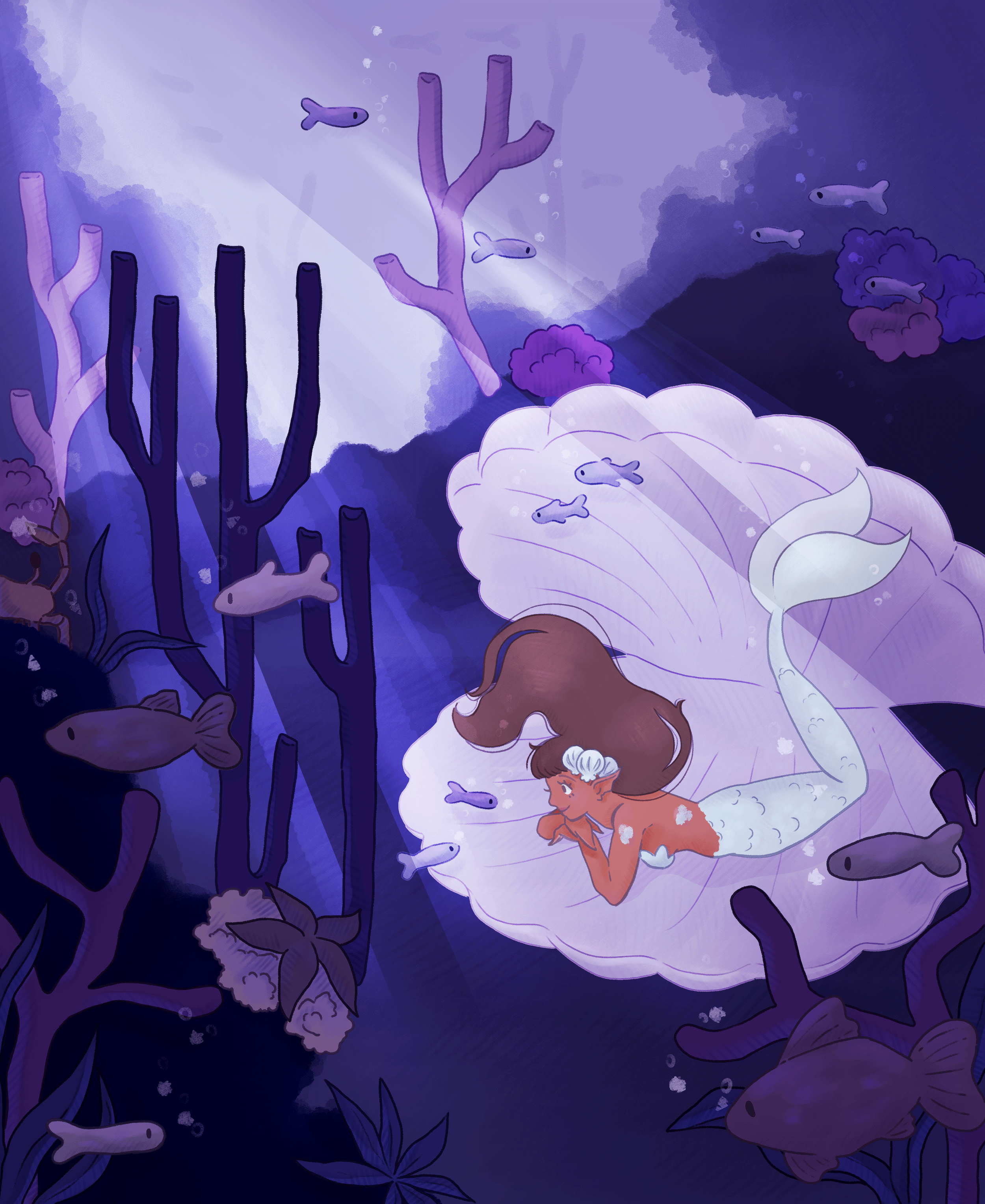 Relaxing Mermaid | Lydia Traverso