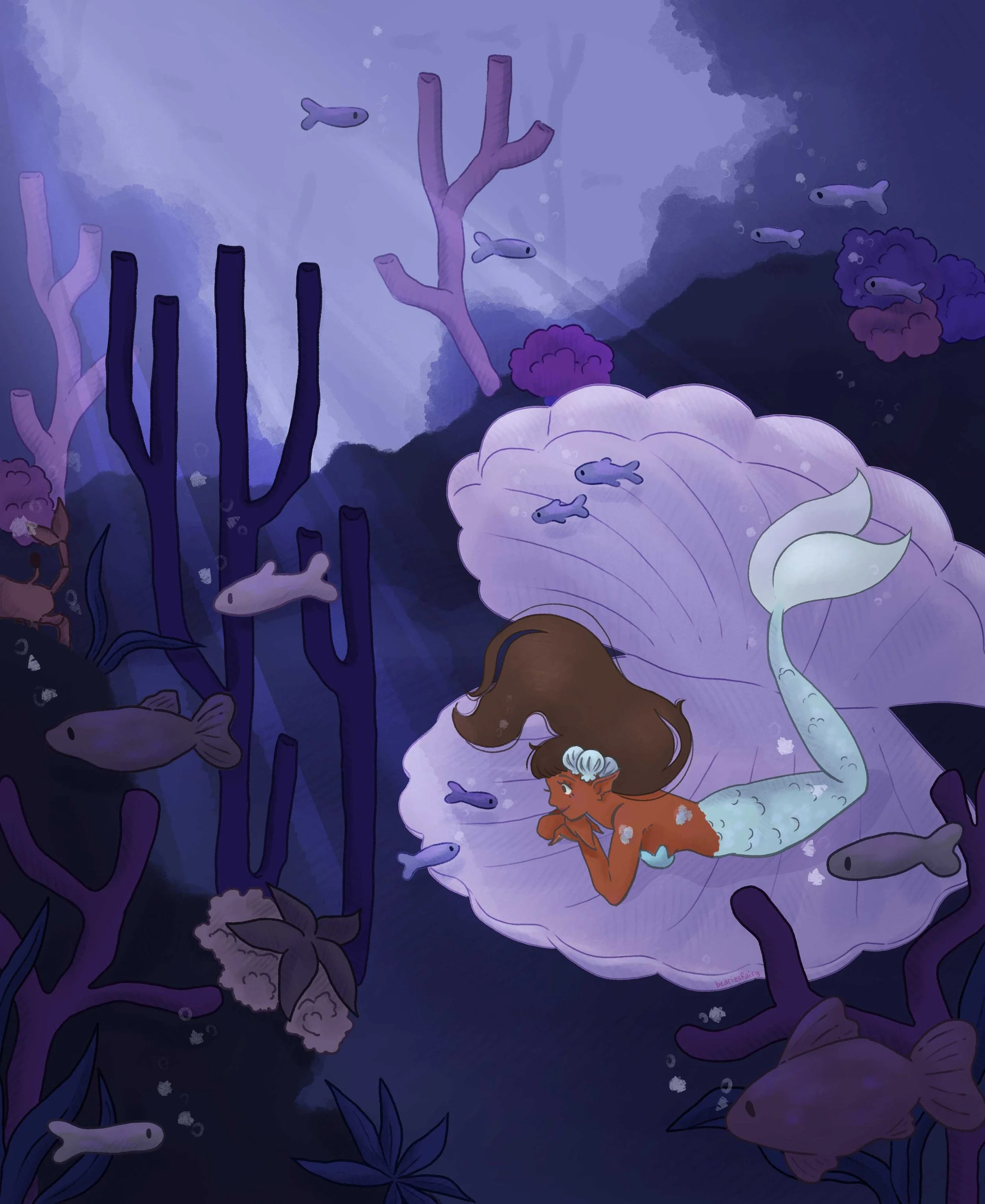 Relaxing Mermaid | Lydia Traverso