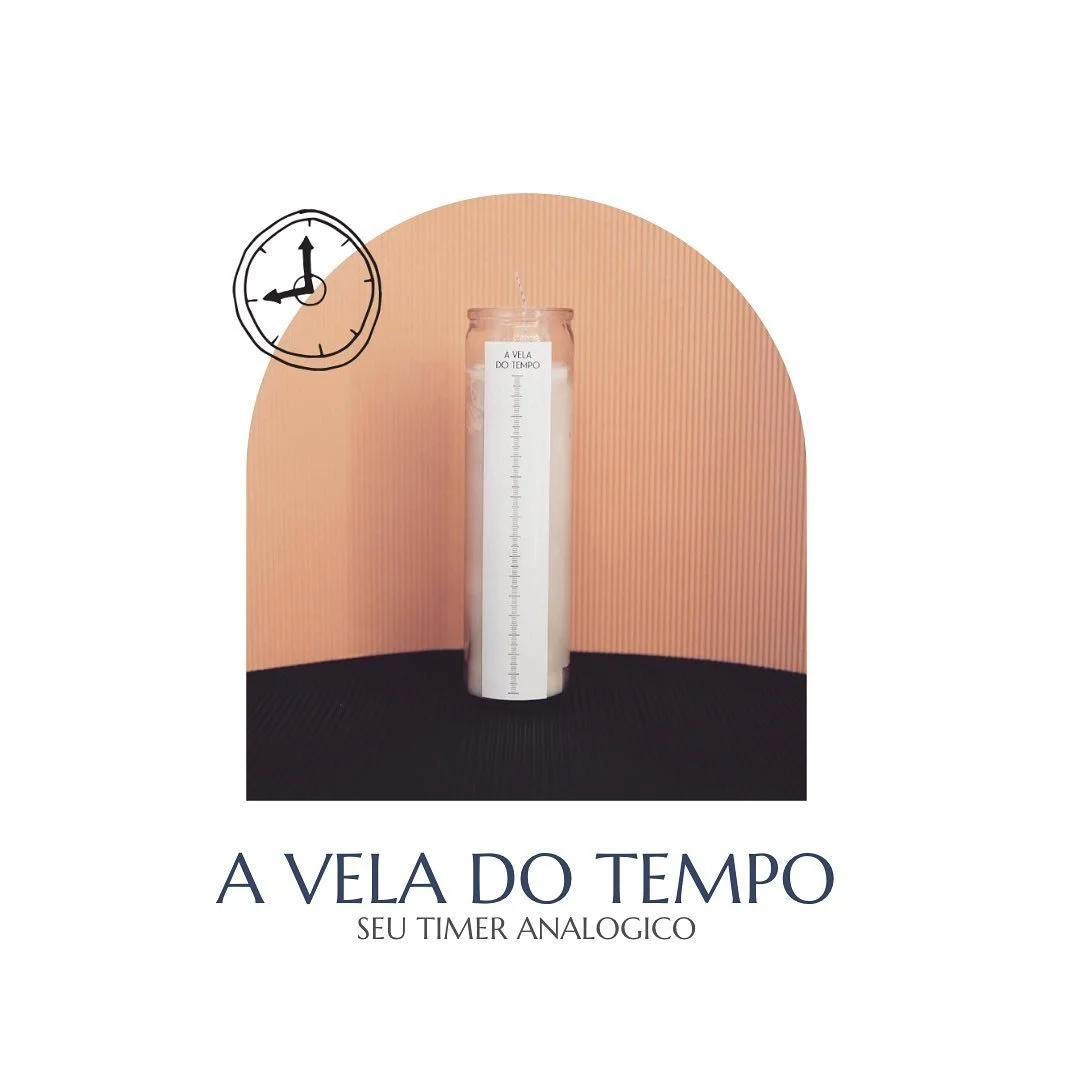 Voc&ecirc;s j&aacute; conhecem nossa Vela do Tempo? 

⏱ A Vela do Tempo queima à 1mm por hora, e assim funciona como um timer analógico para monitorar o tempo gasto em um projeto espec&iacute;fico, deixando a distração dos seus gadgets de lado. 
