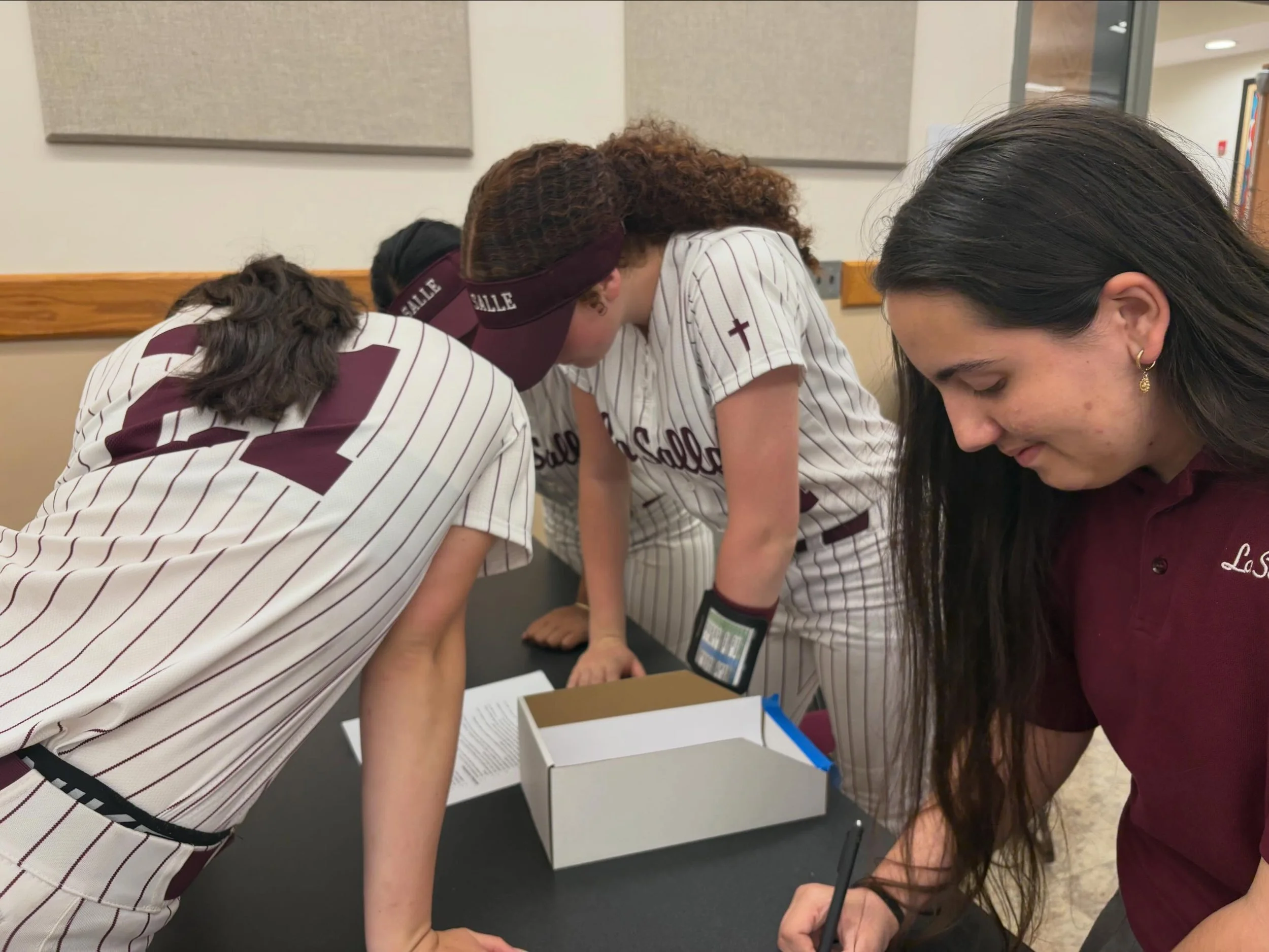 When a softball game almost gets rained out, stem night saves the day! We came together to make some awesome paper airplanes ✈️ #lasalleacademy #frc #robotics #entertolearn #stem