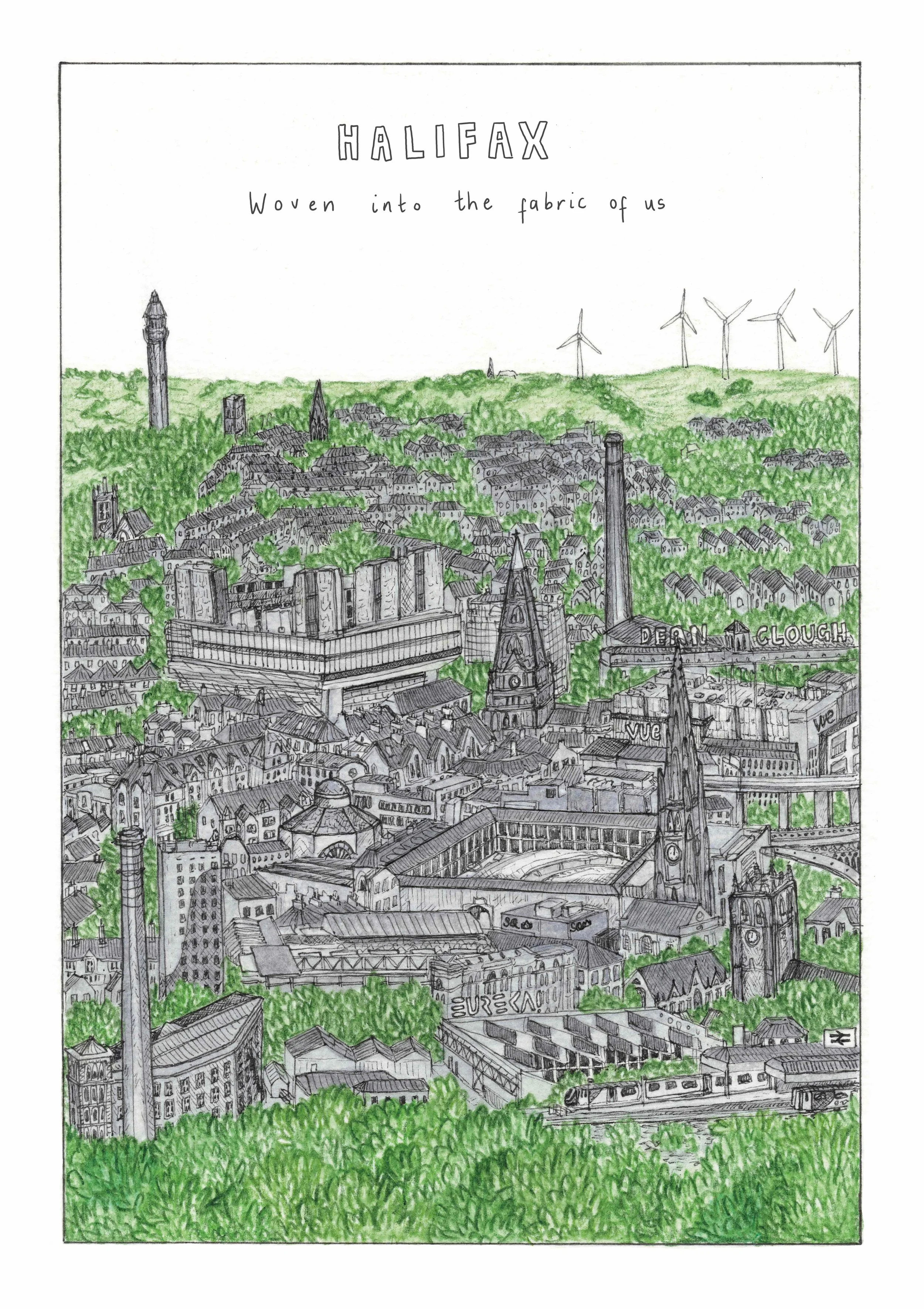 A5 Giclée Print - Halifax