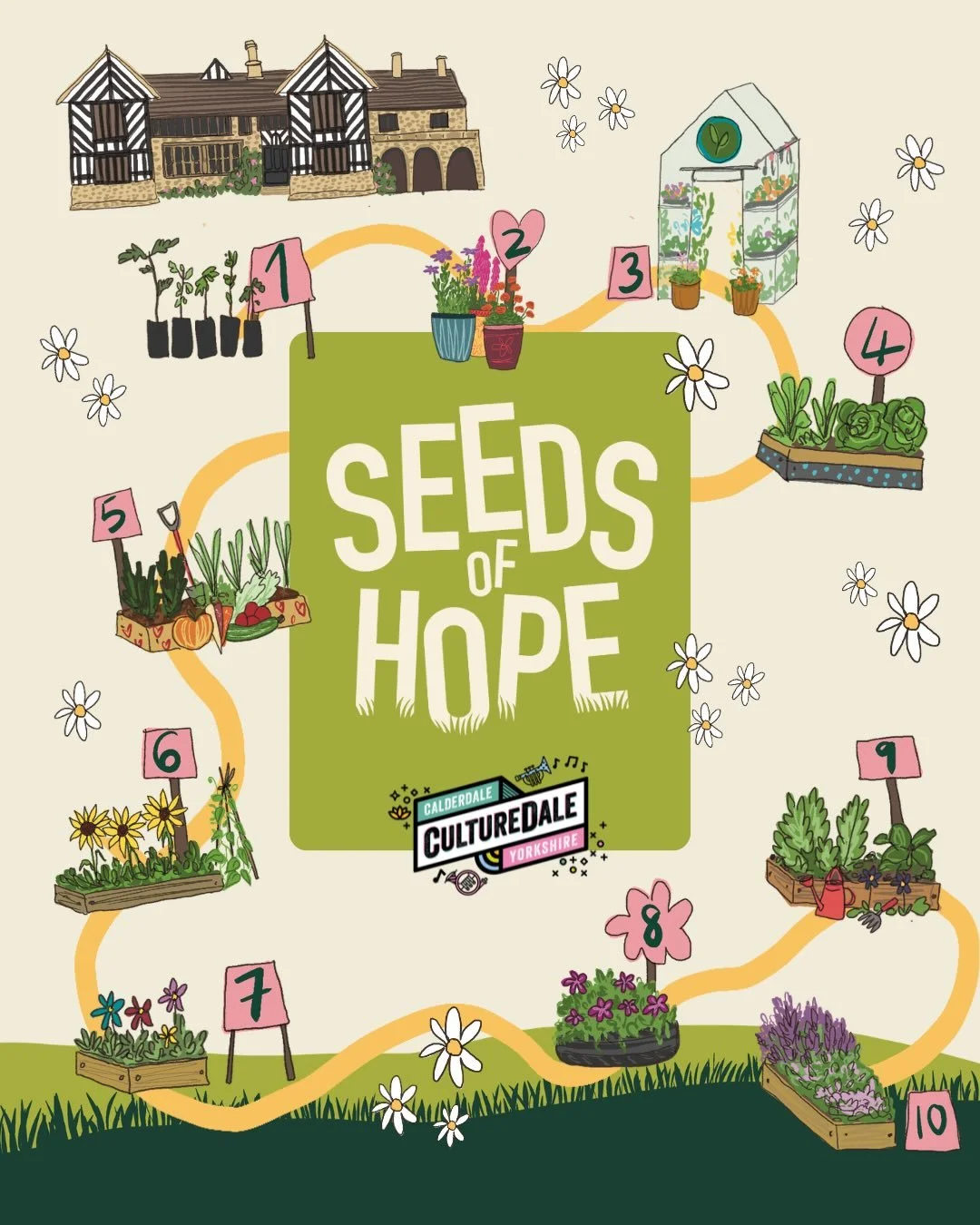 I am very excited to announce that I will be designing the family activity booklet for Seeds of Hope, a festival celebrating community gardening in Shibden Park 13-16th August, as part of @stageatthelake 🌸🌱

Ten community groups from across Calderd