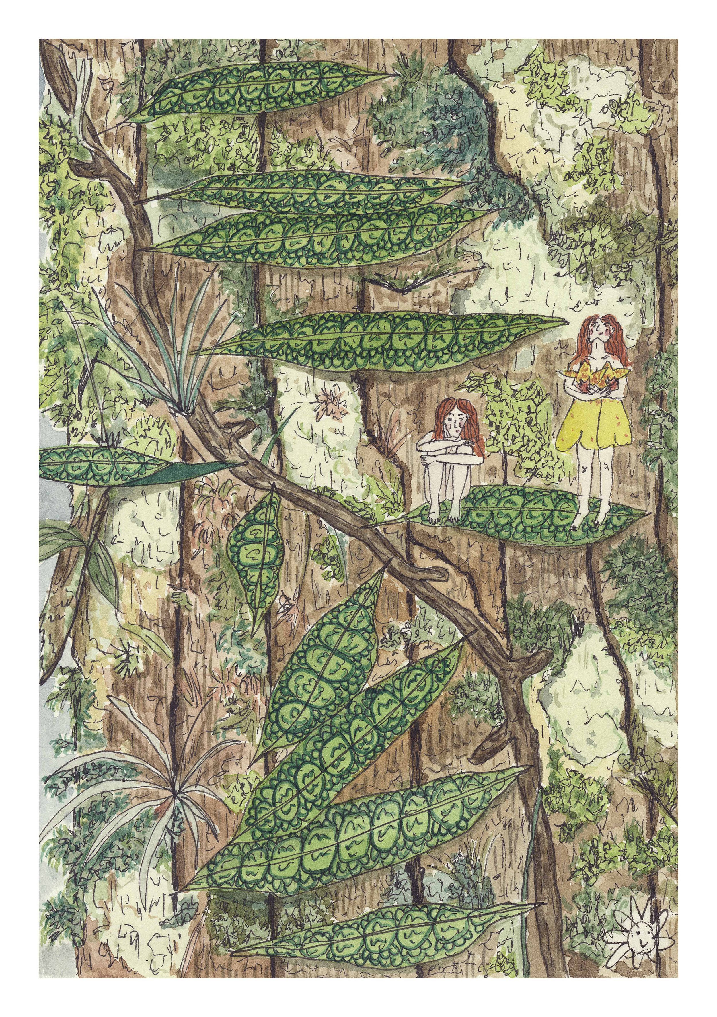 A5 Giclée print - It's Raining