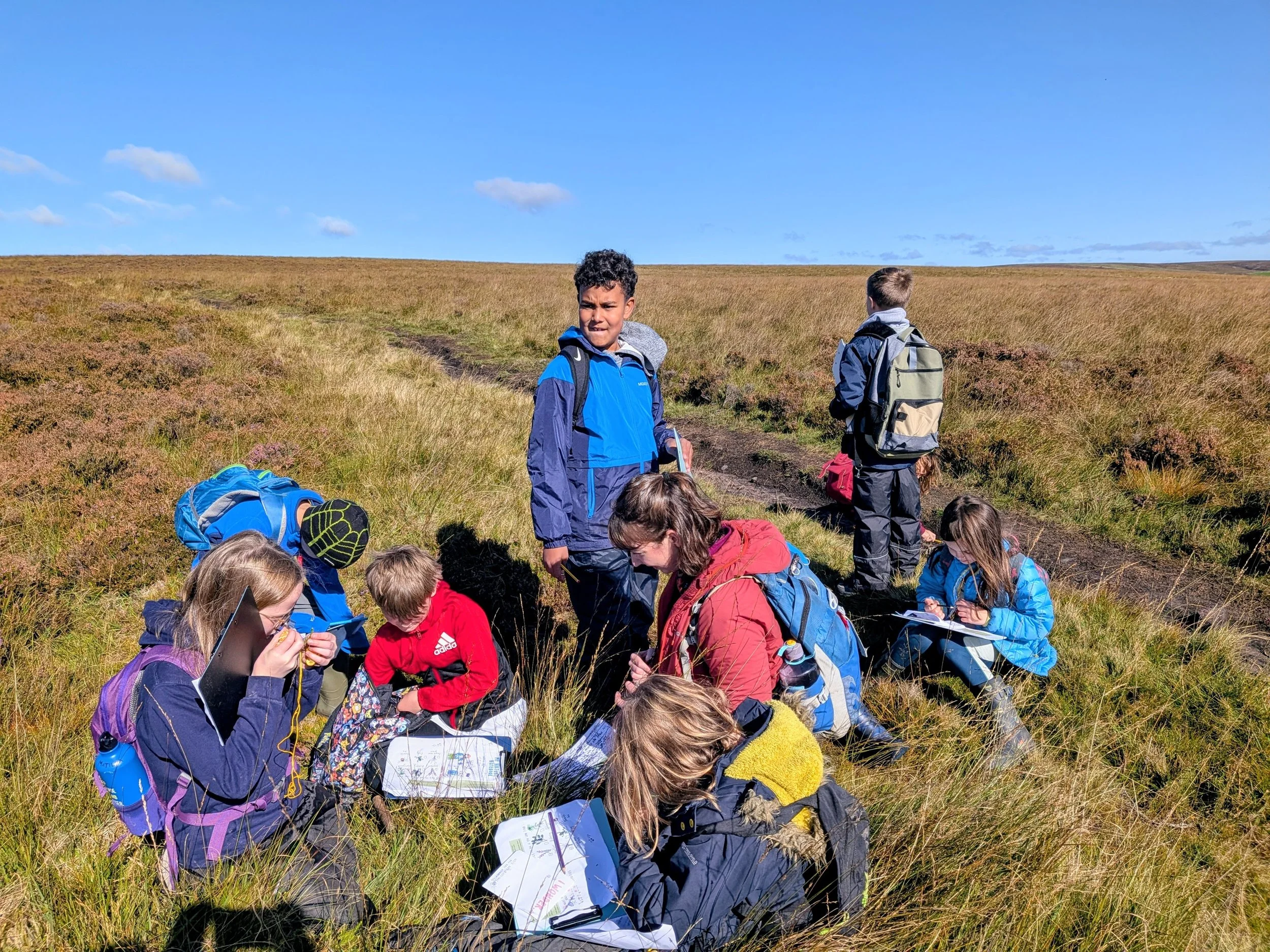 Exploring on Heptonstall moor