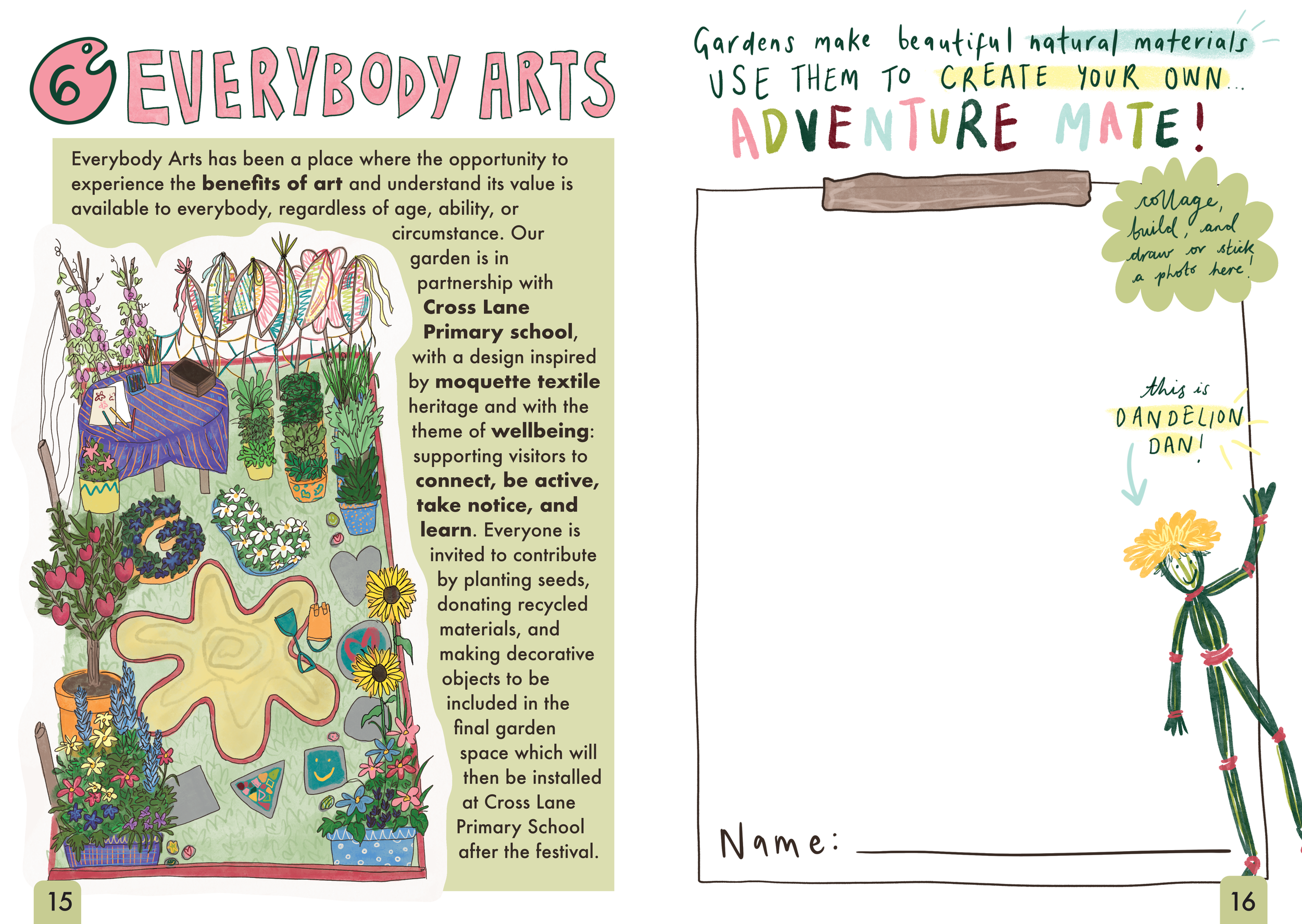 Everybody Arts: make your own adventure companion