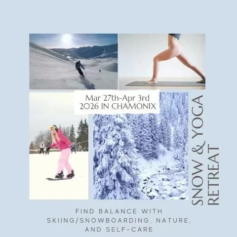 ❄️ C&rsquo;est bient&ocirc;t!!! Allez, come find your balance in Chamonixxx 🏂⛷️

Join us this March for our first Snow &amp; Wellness Retreat in the most spectacular mountains in the world &amp; the best place in France - aka beautiful Chamonix 😉 &