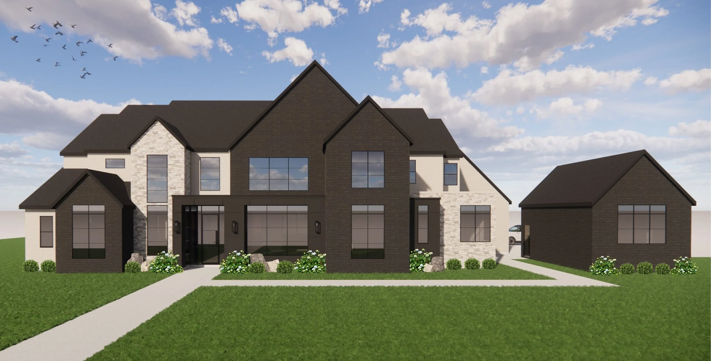 Rendering by Oak Refined. Design by others.