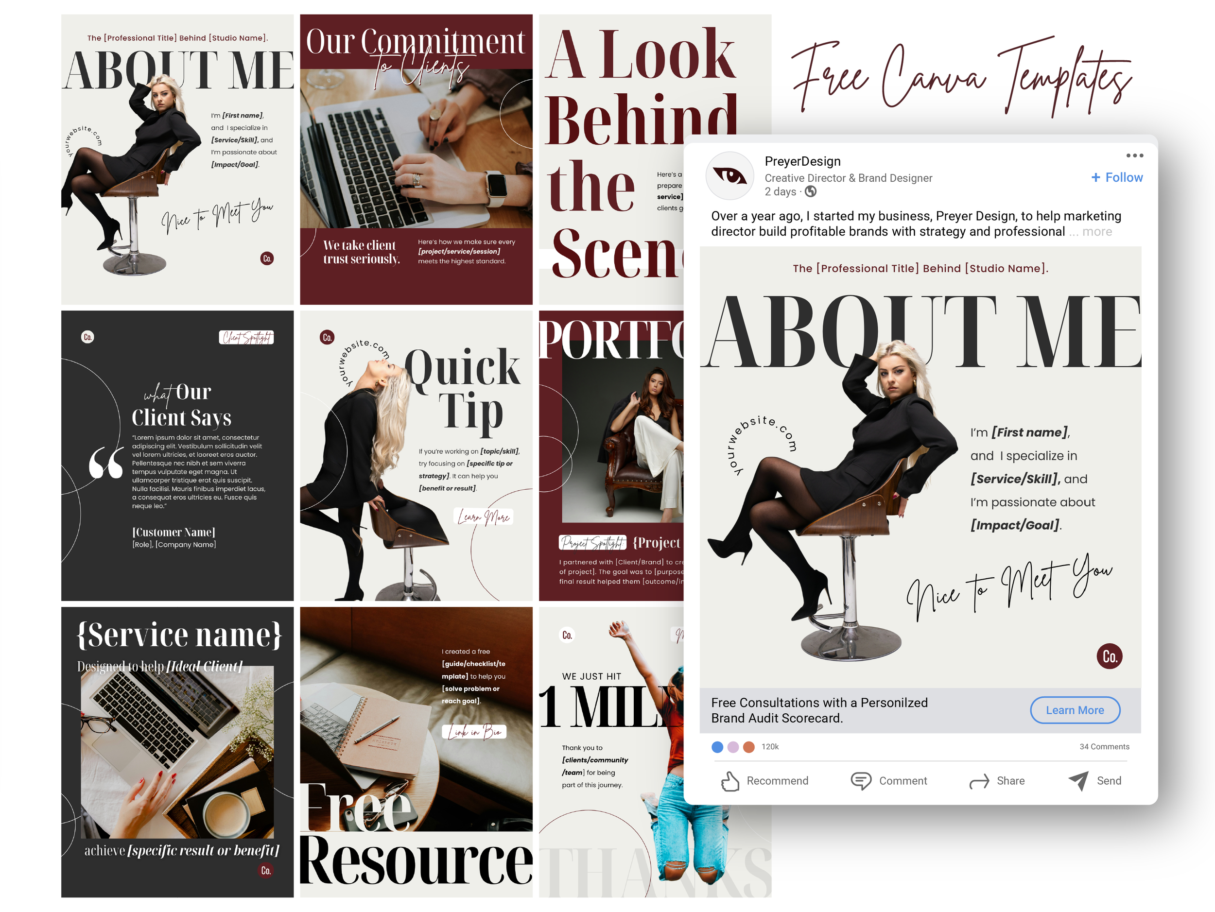 Free Social Media Templates to Elevate Your Brand