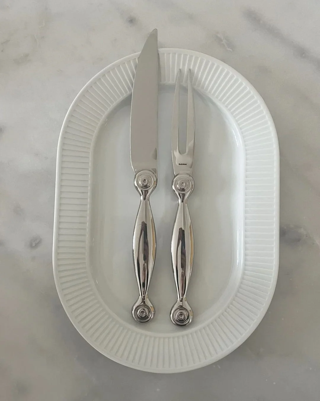 Elegance and style you can taste. 

Steel Roast Serving Set 

Work with a designer to select beautiful quality items you will treasure. Heirloom quality items or just really good stuff. Items that will create memories with each use.

CONTACT for a Cu