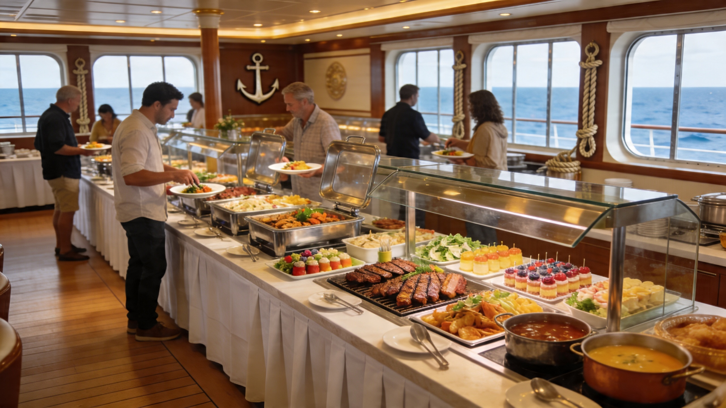 buffet en croisière