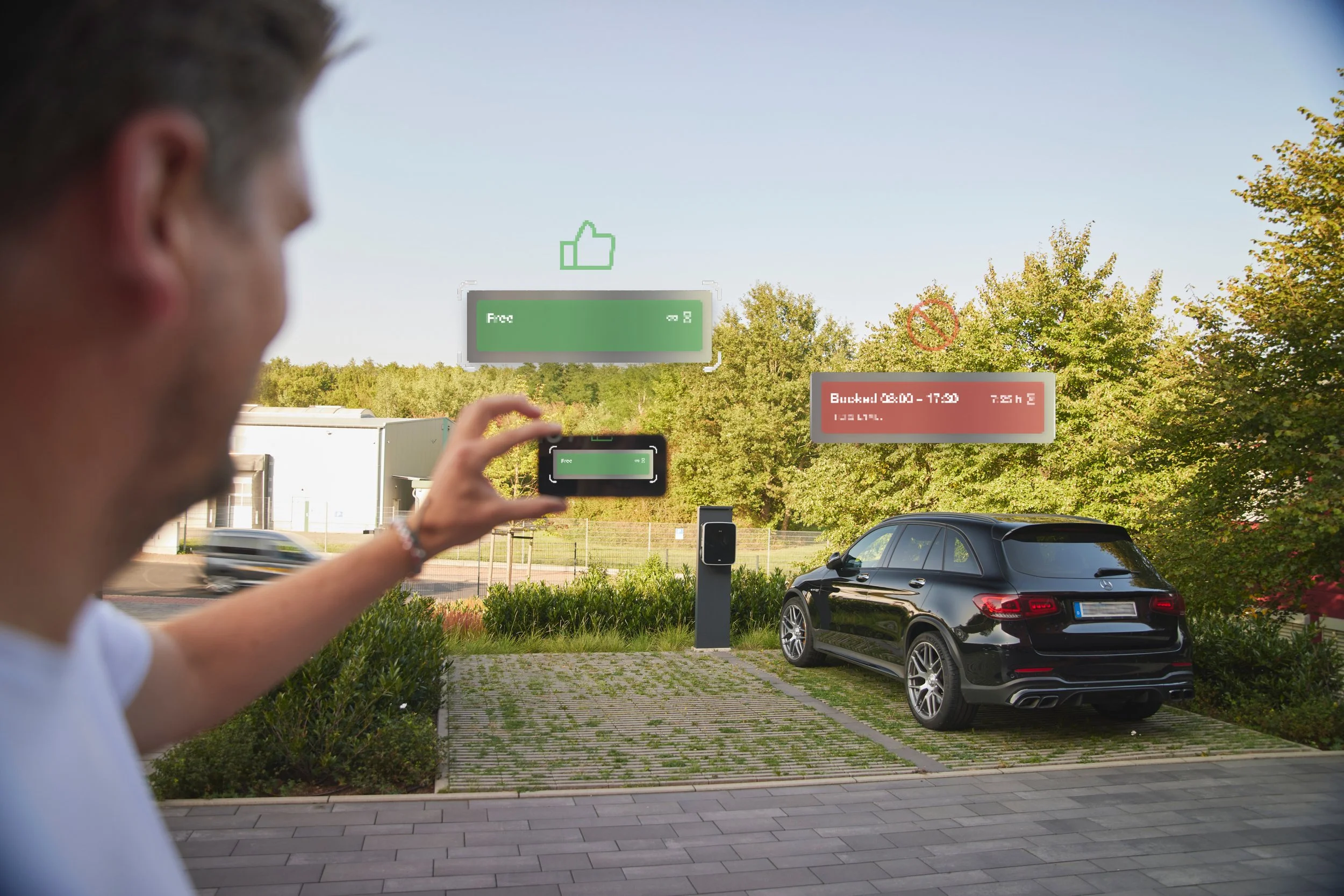 Die Mixed Reality Appzintoo: führt dich zum nächsten freien Parkplatz