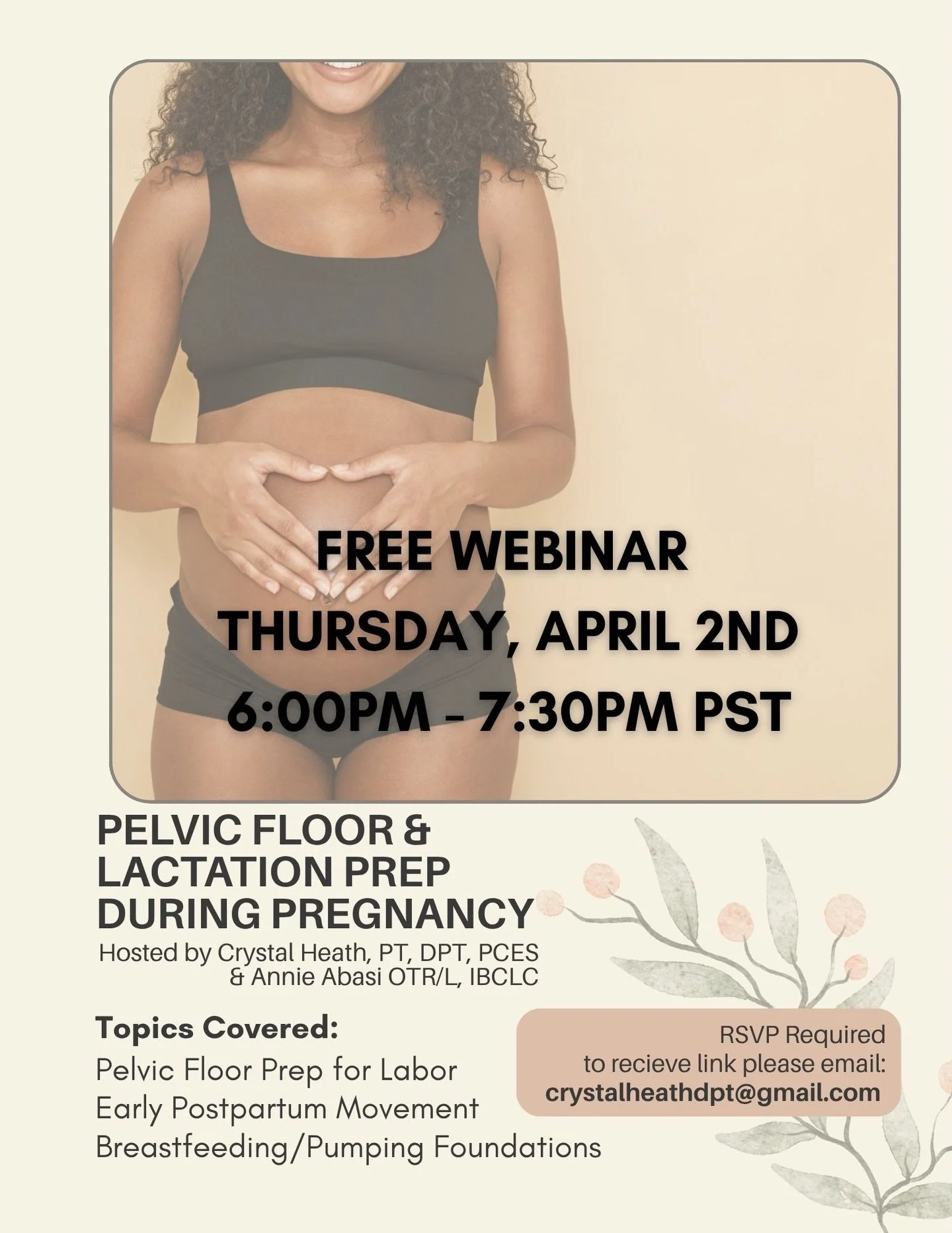 Pregnancy is the time to prepare &mdash; not just for delivery, but for recovery.

In this FREE live webinar, we&rsquo;ll cover:
✔️ How to prepare your pelvic floor for labor
✔️ What early postpartum movement should (and shouldn&rsquo;t) look like
✔️