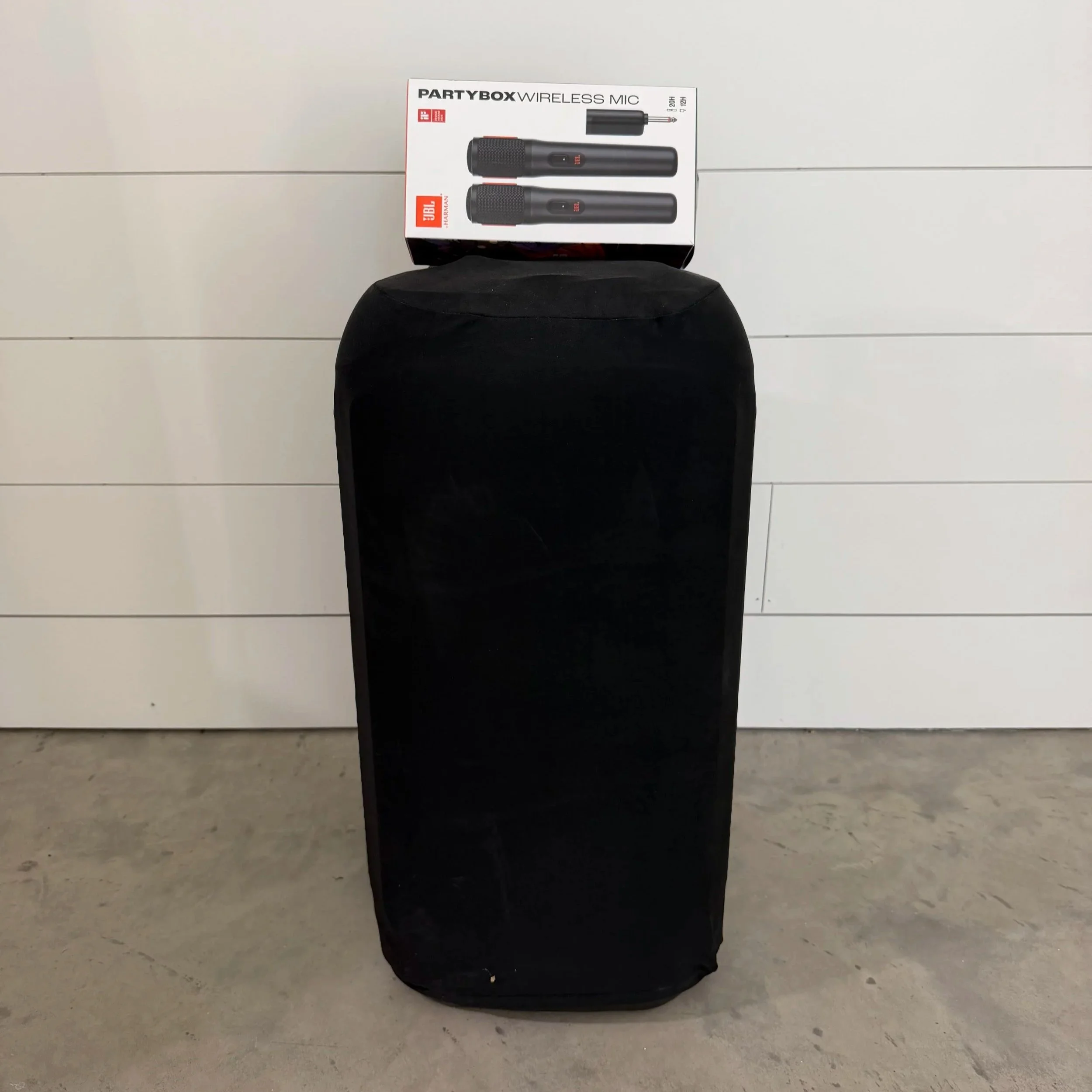 JBL Party Box Bluetooth Speaker 
with 2 Handheld Microphones