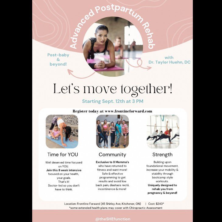For the momma&rsquo;s who are ready for more.

For the momma&rsquo;s that have returned to fitness but want to move better, feel stronger and be confident.

We heard you and have your back!

Join us for a 8 week intensive that will build upon foundat