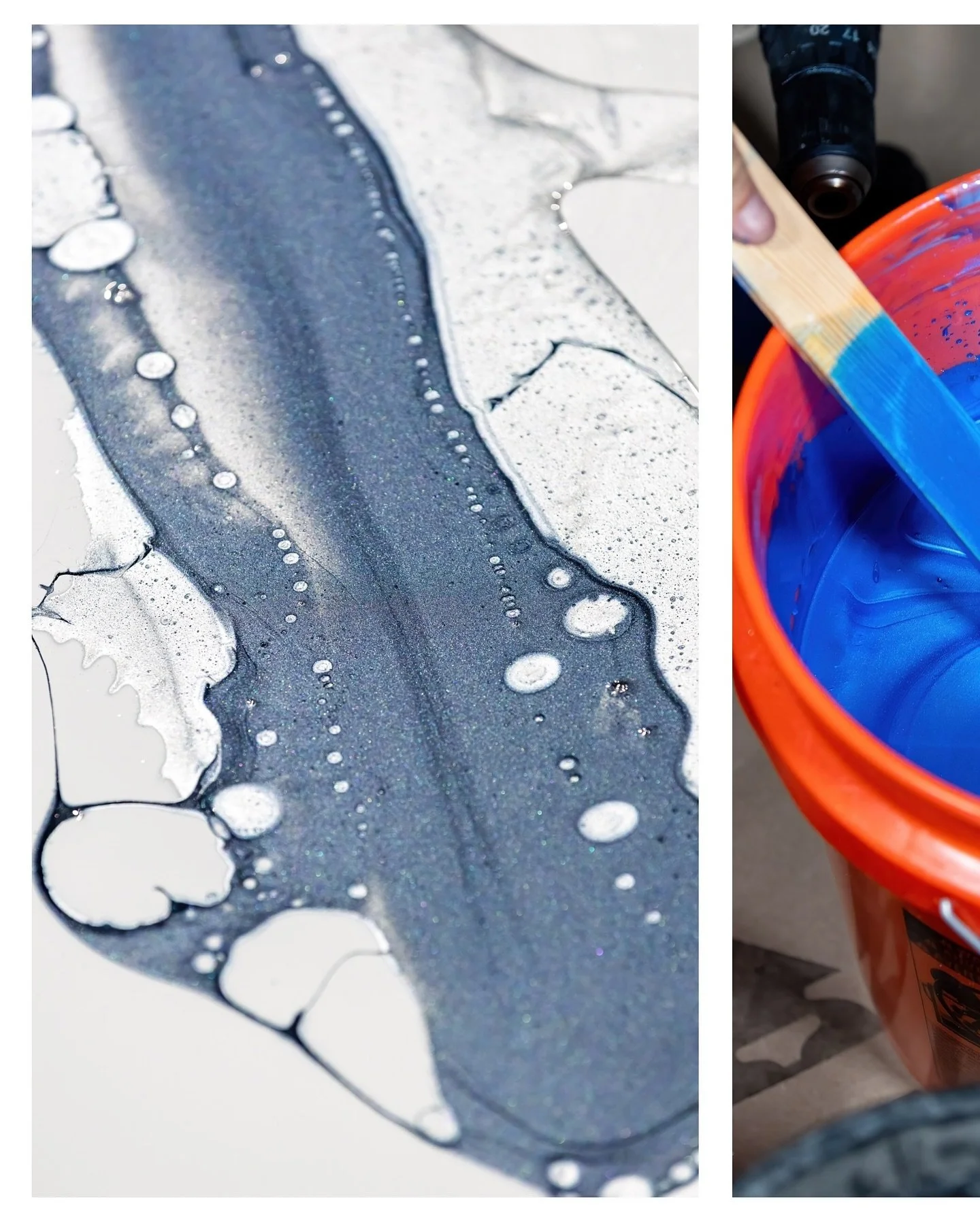 Creating stunning metallic epoxy floors starts with precision and expertise. 🔥 Our team at 615 Epoxy Floors takes pride in every step, from mixing the perfect blend to pouring a seamless, high-gloss finish. These custom epoxy floors are not just bea