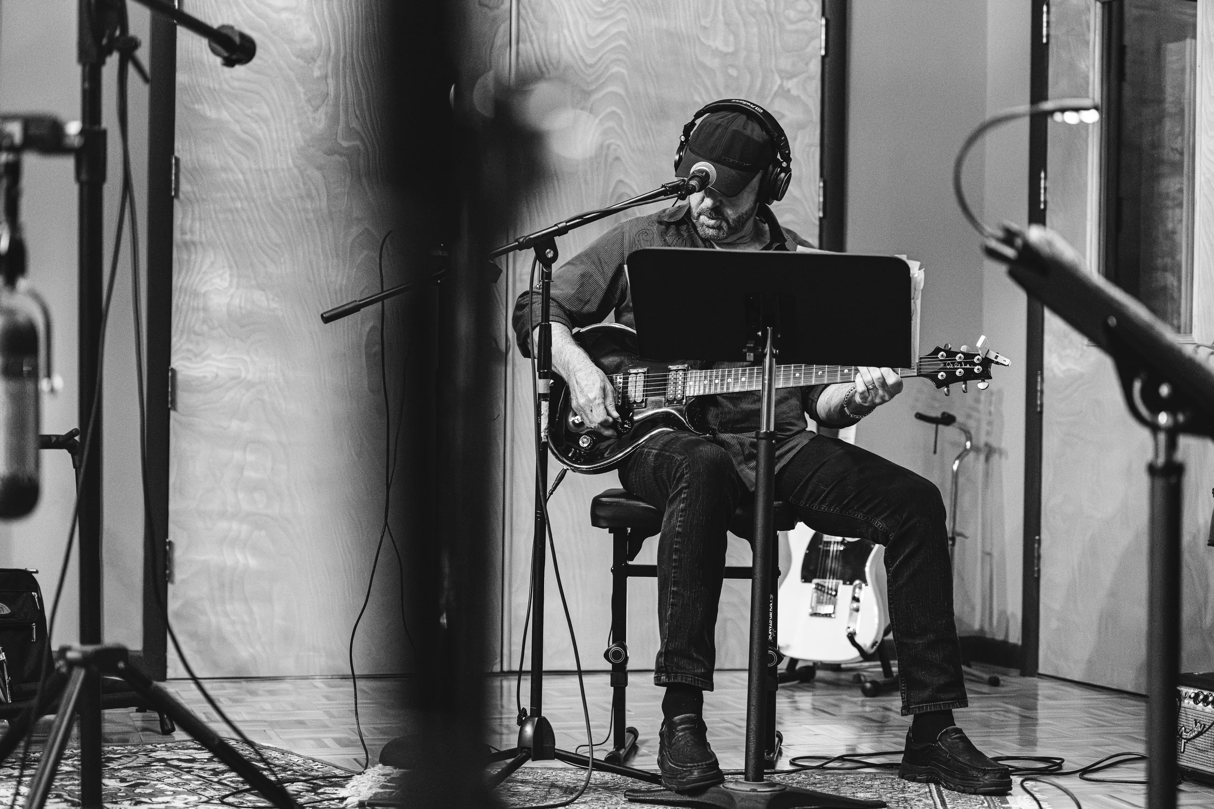 Don Barnes of 38 Special recording at Real2Real Studios