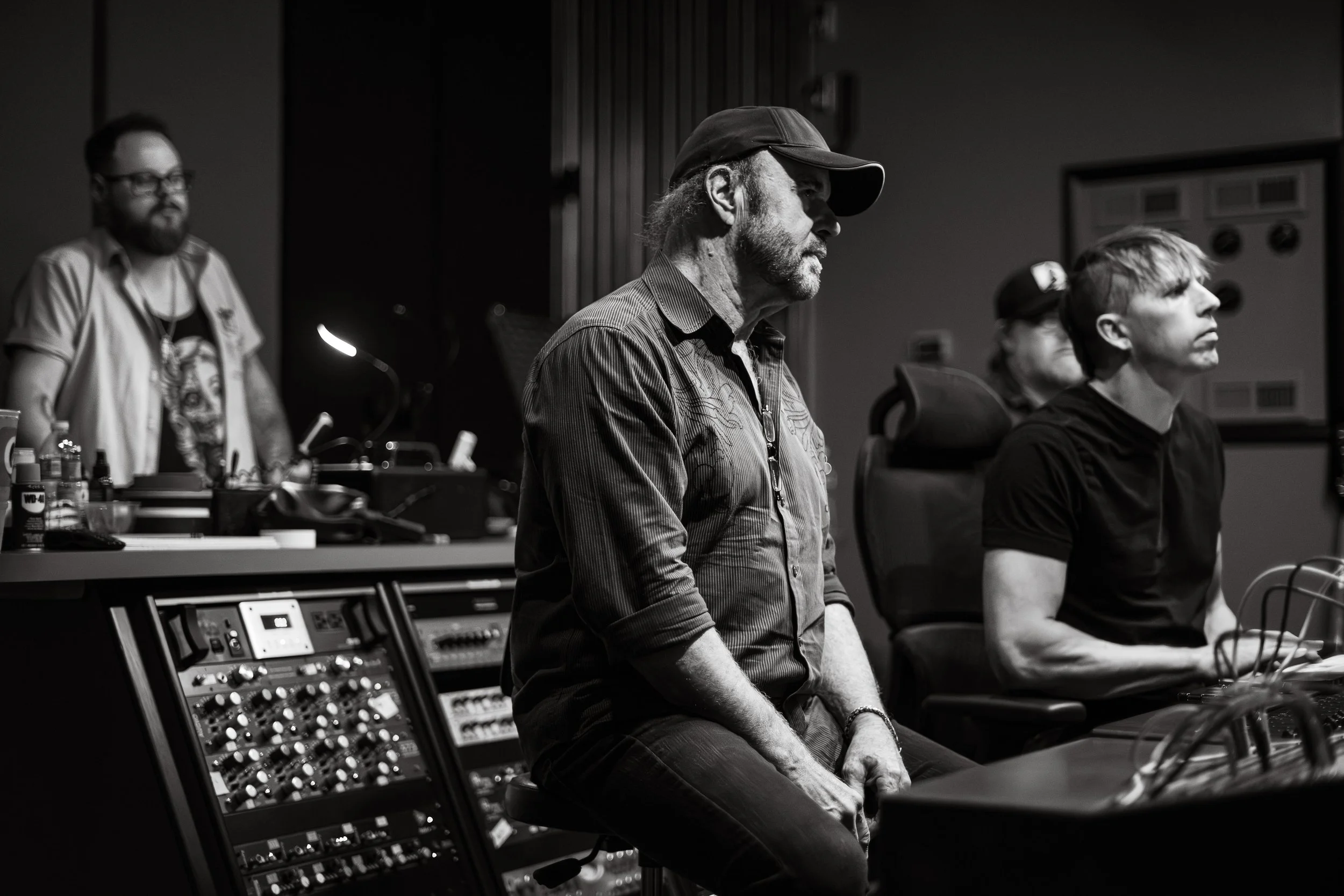 Don Barnes of 38 special during the making of 'Milestone' at Real2Reel Studios